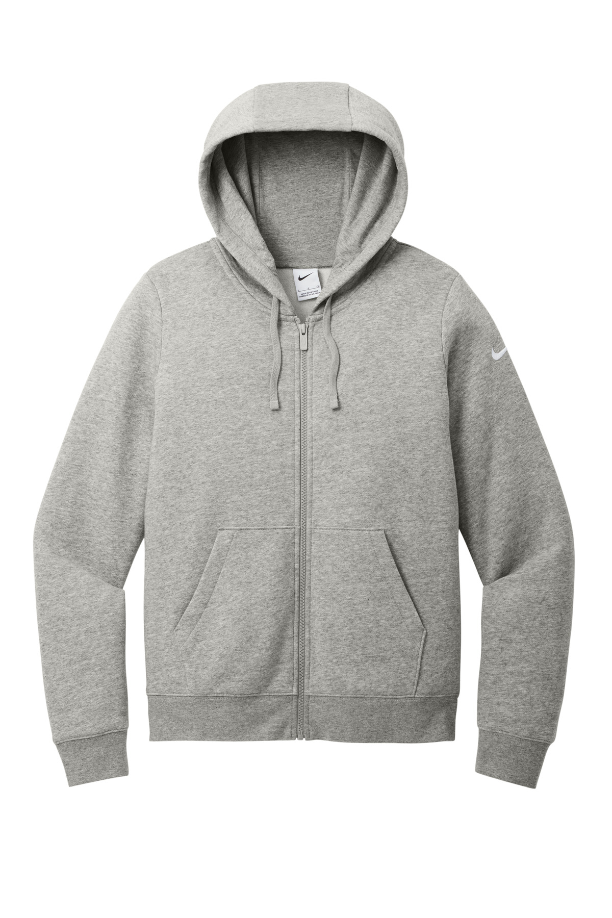 Nike Women's Club Fleece Sleeve Swoosh Full-Zip Hoodie NKFD9890