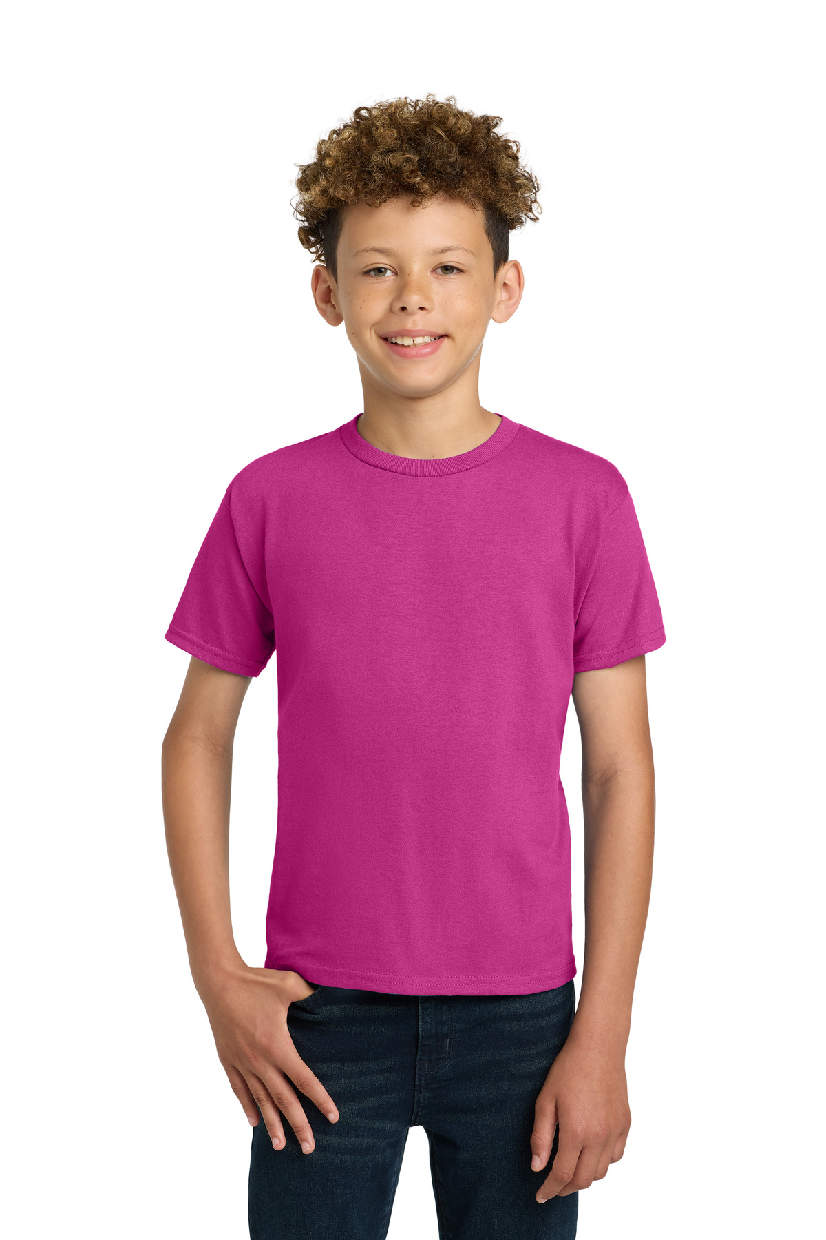 Gildan ® - Youth Ultra Cotton ® 100% US Cotton T-Shirt. 2000B - Heliconia
