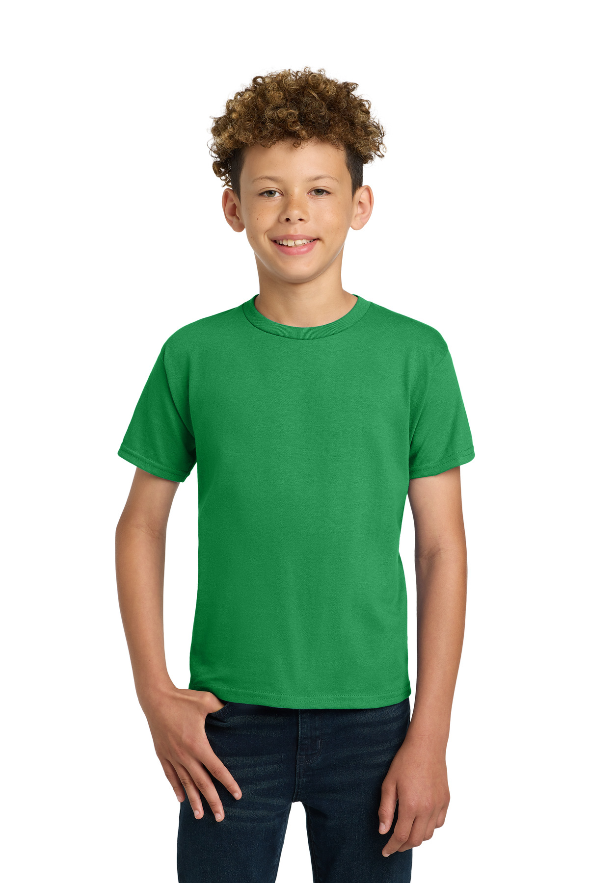 Gildan ® - Youth Ultra Cotton ® 100% US Cotton T-Shirt. 2000B - Irish Green