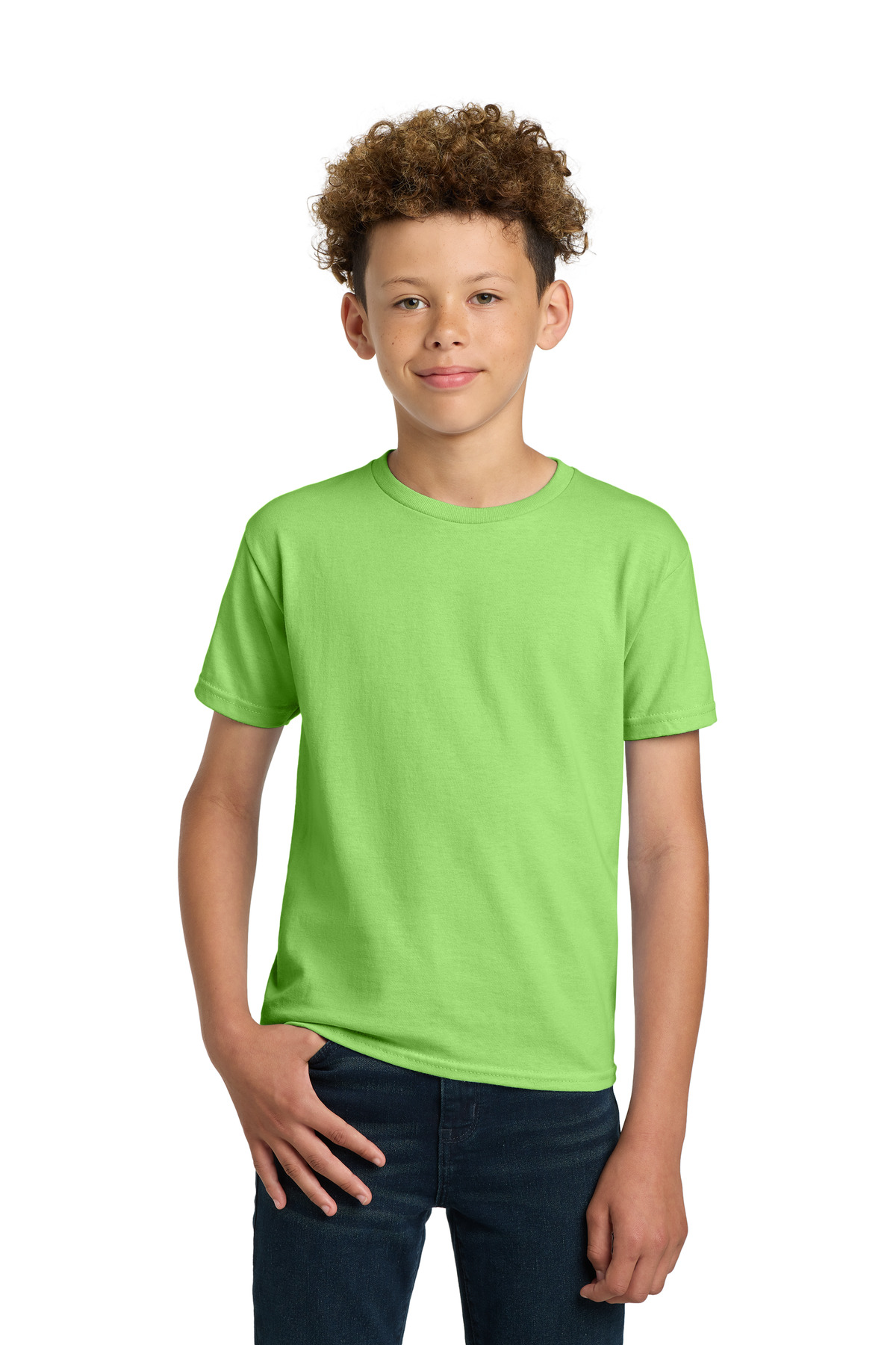 Gildan ® - Youth Ultra Cotton ® 100% US Cotton T-Shirt. 2000B - Lime