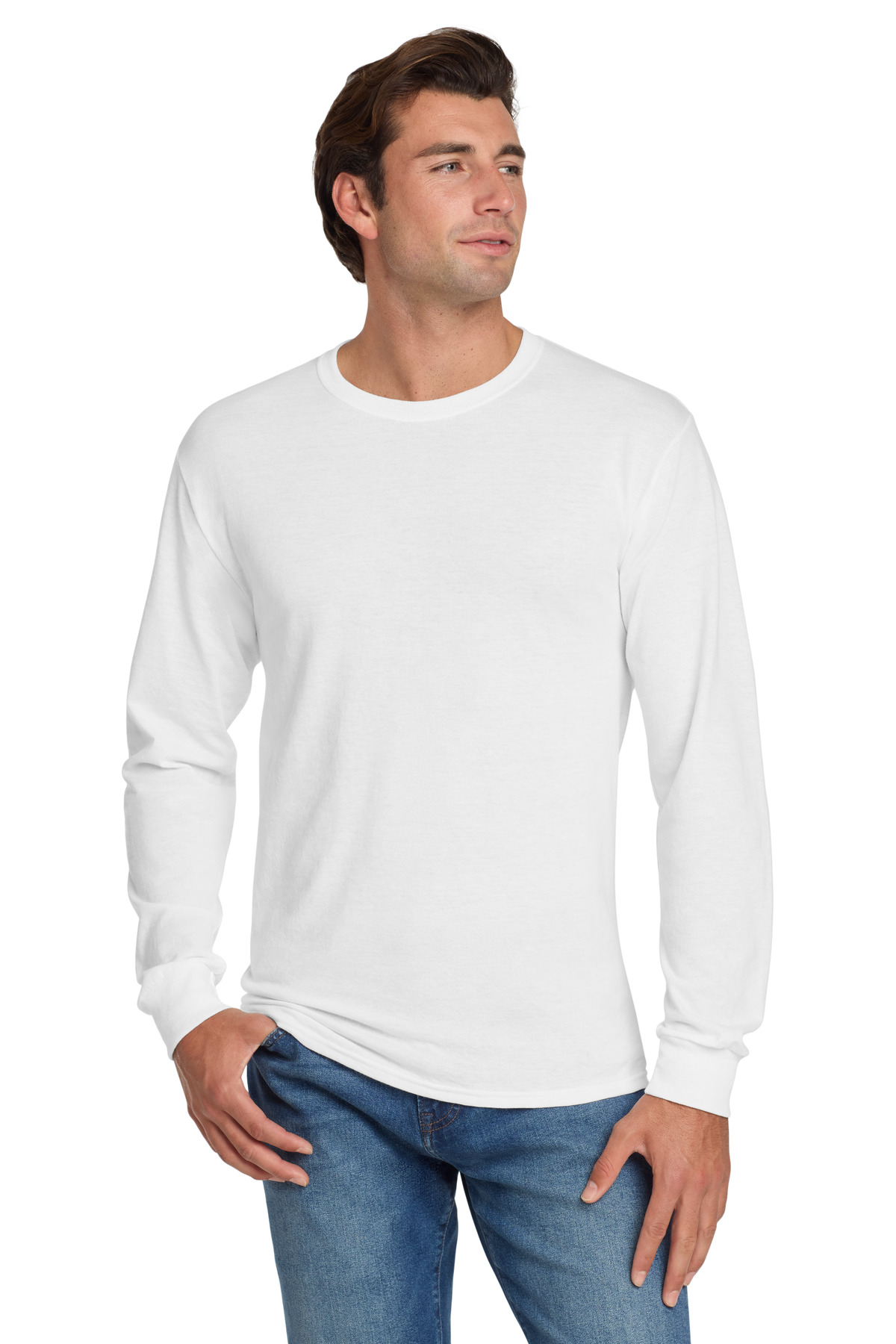 Jerzees - Dri-Power 50/50 Cotton/Poly Long Sleeve T-Shirt-Jerzees