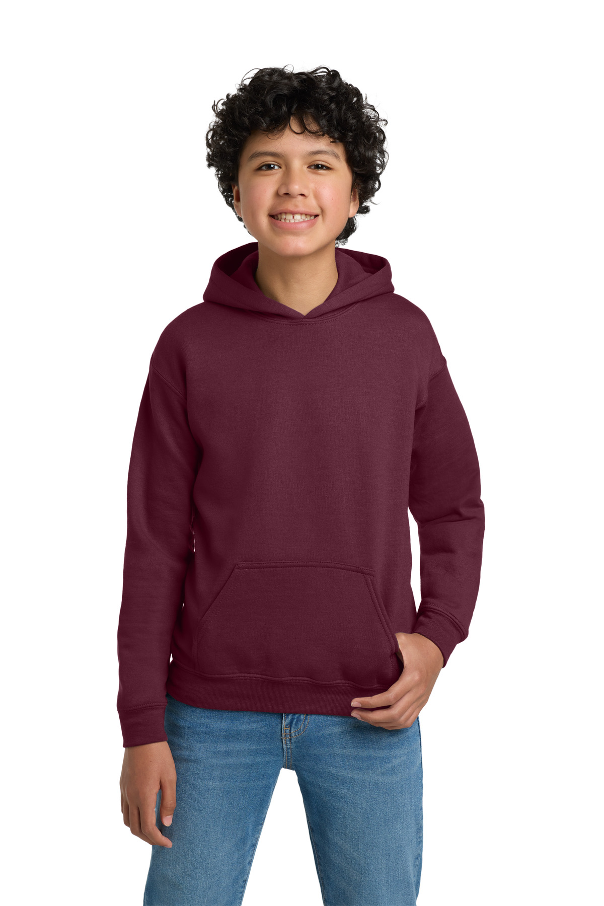 Youth Heavy Blend Hooded Sweatshirt - Maroon