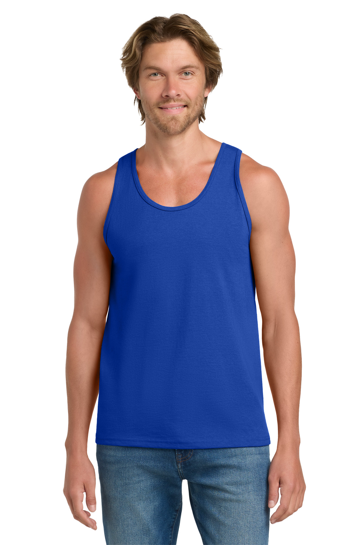 Gildan ® - Ultra Cotton ® 100% US Cotton Tank Top. 2200 - Royal