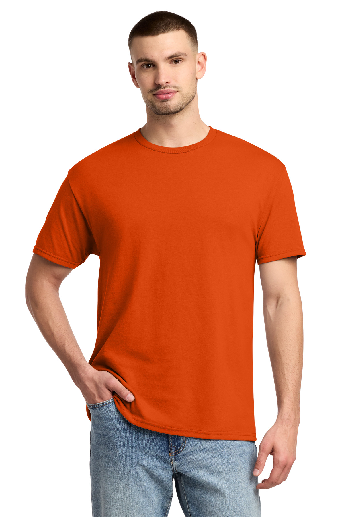 Jerzees ® - Dri-Power ® 50/50 Cotton/Poly T-Shirt. 29M - Burnt Orange