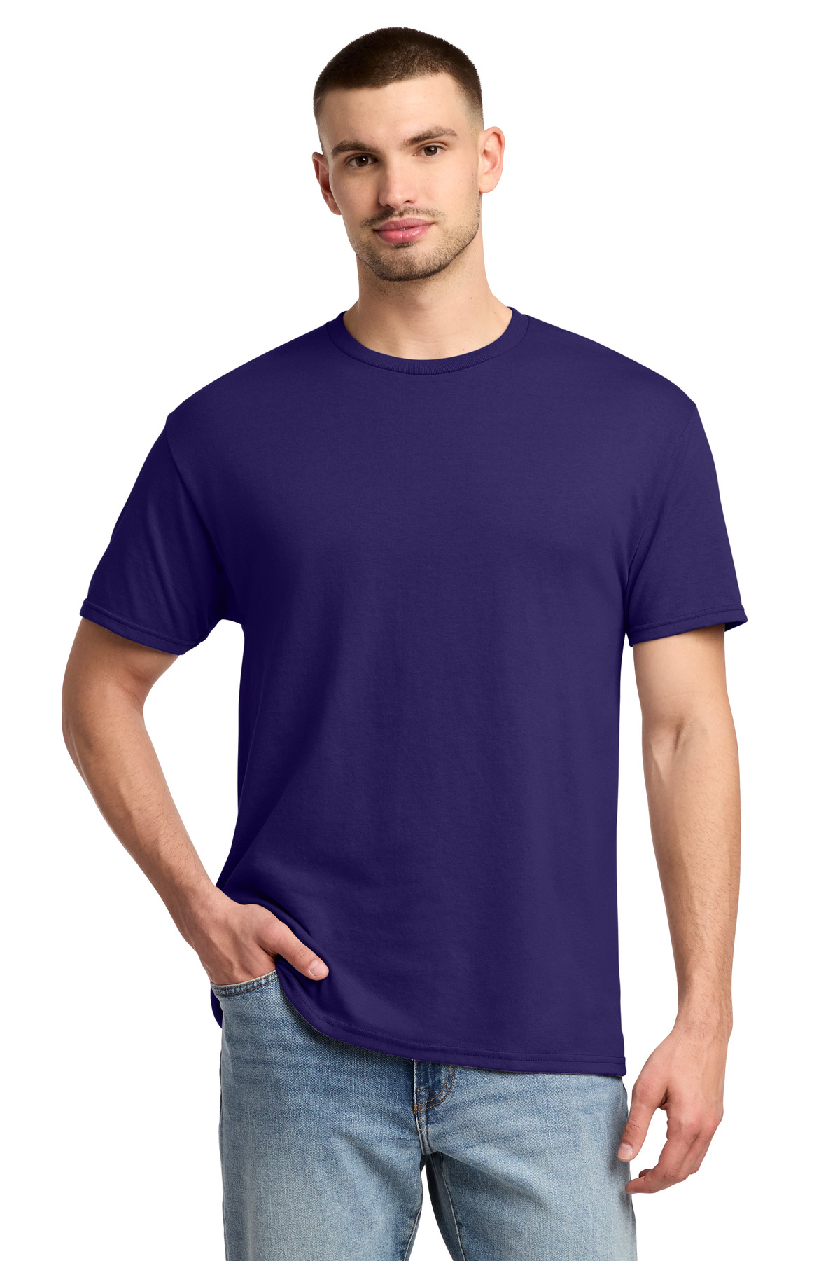 Jerzees ® - Dri-Power ® 50/50 Cotton/Poly T-Shirt. 29M - Deep Purple