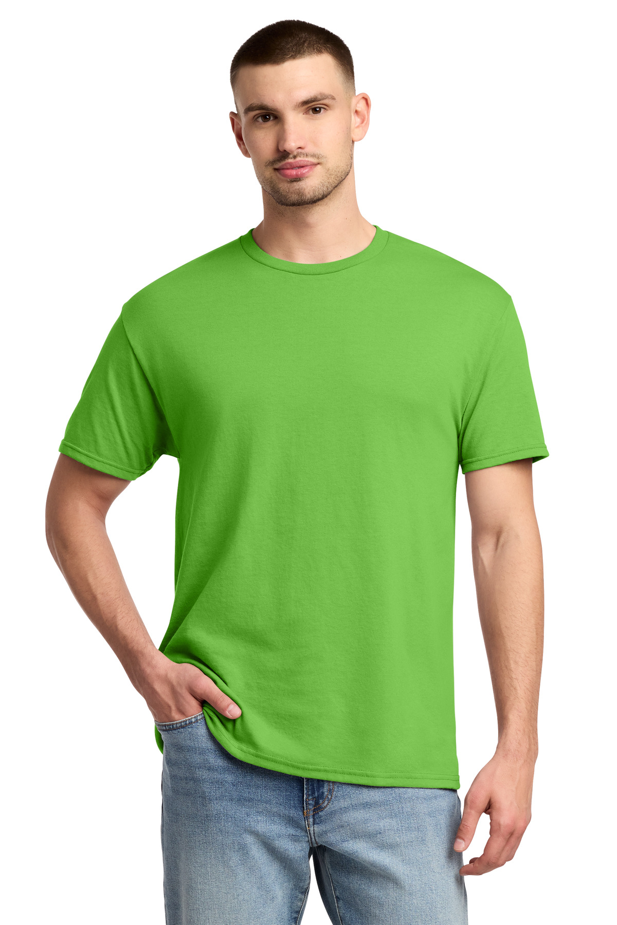 Jerzees ® - Dri-Power ® 50/50 Cotton/Poly T-Shirt. 29M - Kiwi