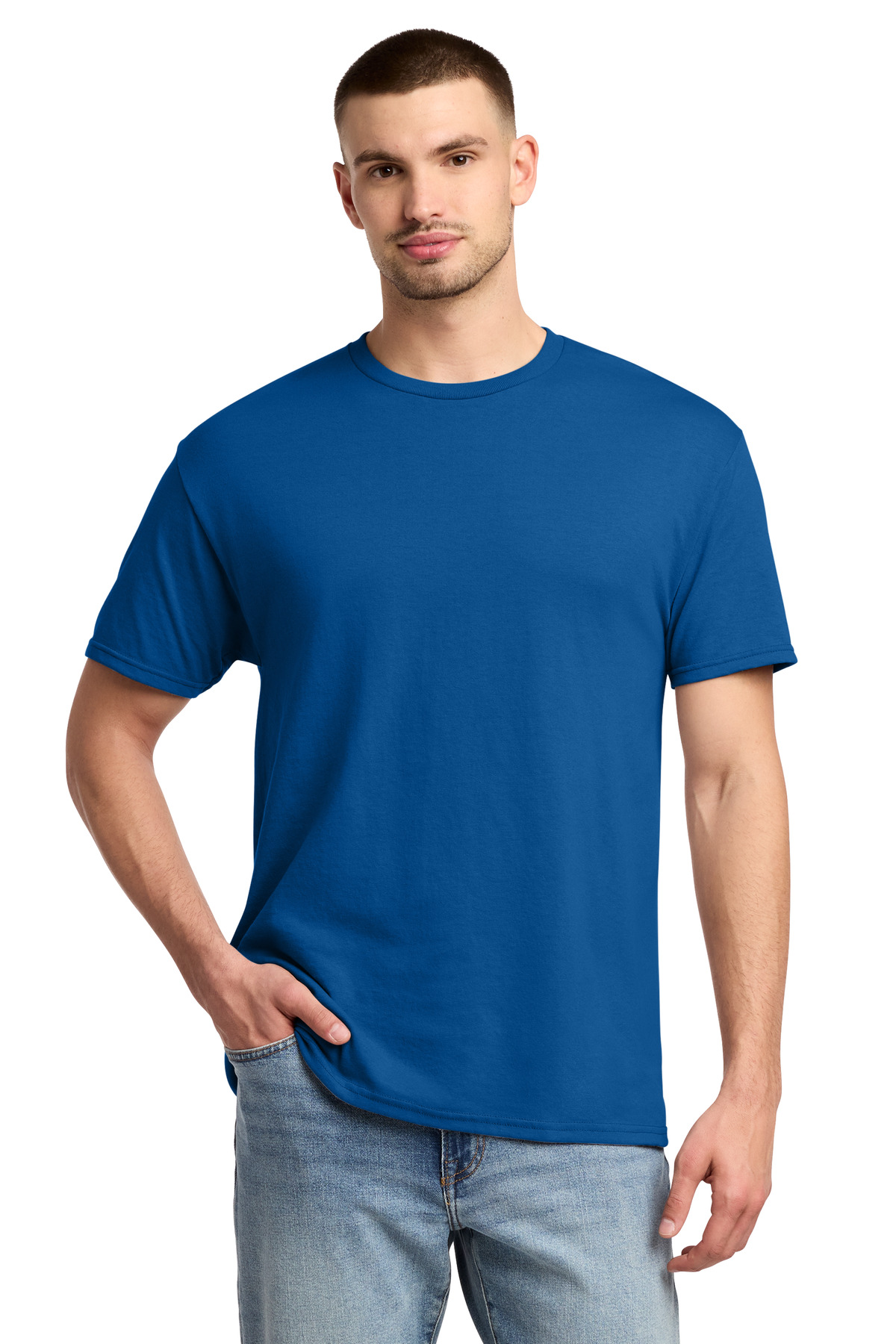 Jerzees ® - Dri-Power ® 50/50 Cotton/Poly T-Shirt. 29M - Royal