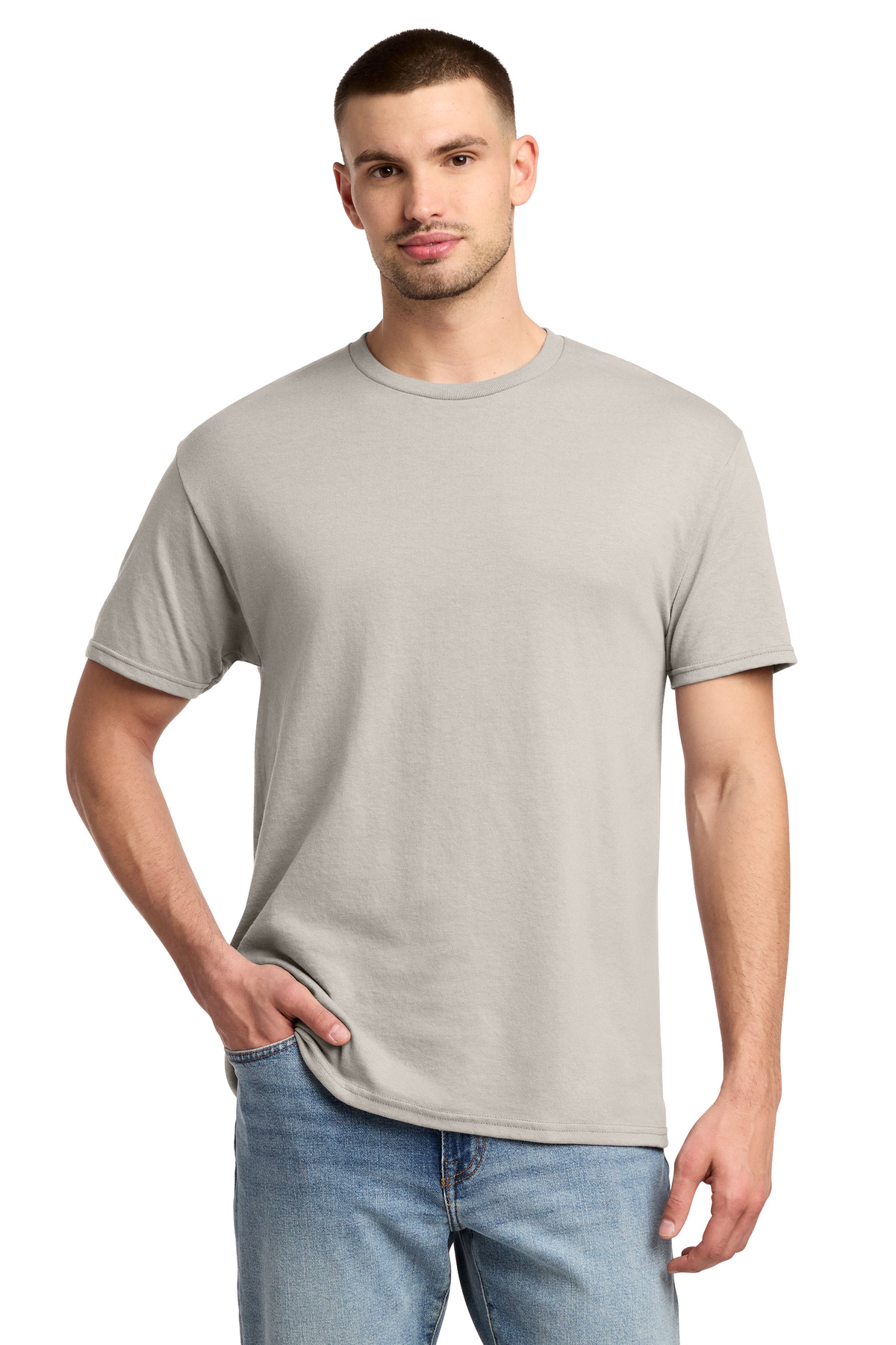 Jerzees ® - Dri-Power ® 50/50 Cotton/Poly T-Shirt. 29M - Sandstone