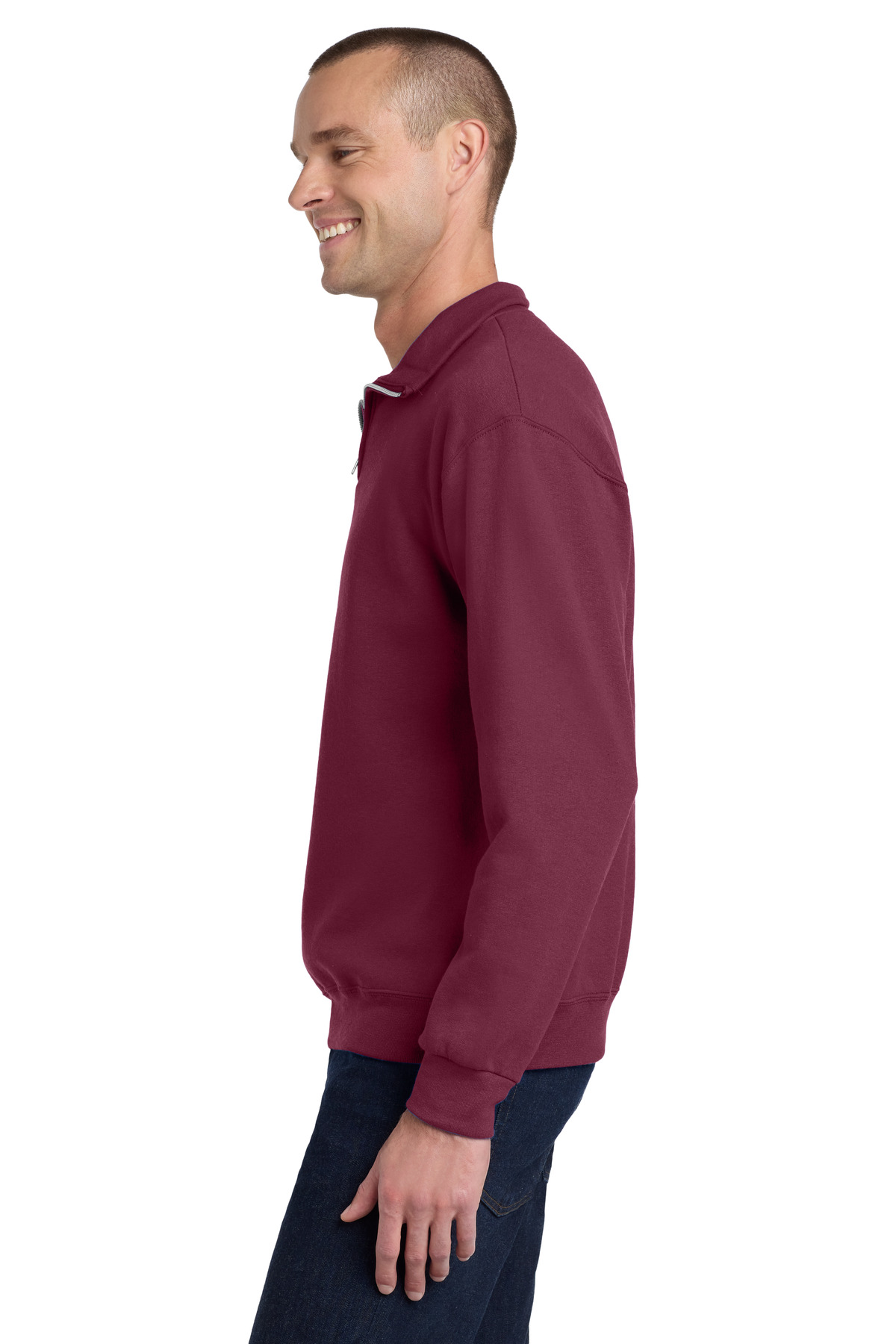 Jerzees - NuBlend 1/4-Zip Cadet Collar Sweatshirt. 995M