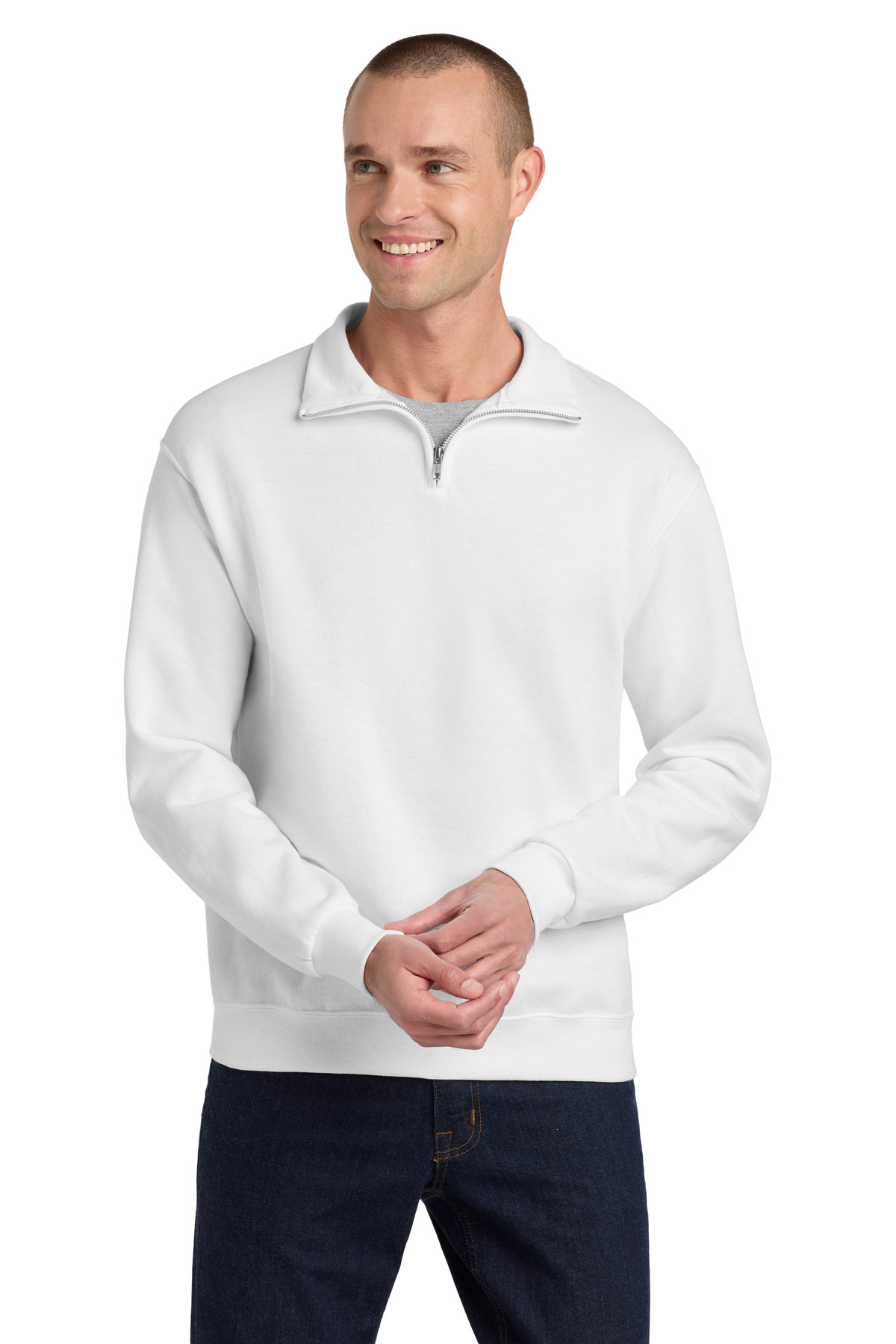 Jerzees - NuBlend 1/4-Zip Cadet Collar Sweatshirt-Jerzees