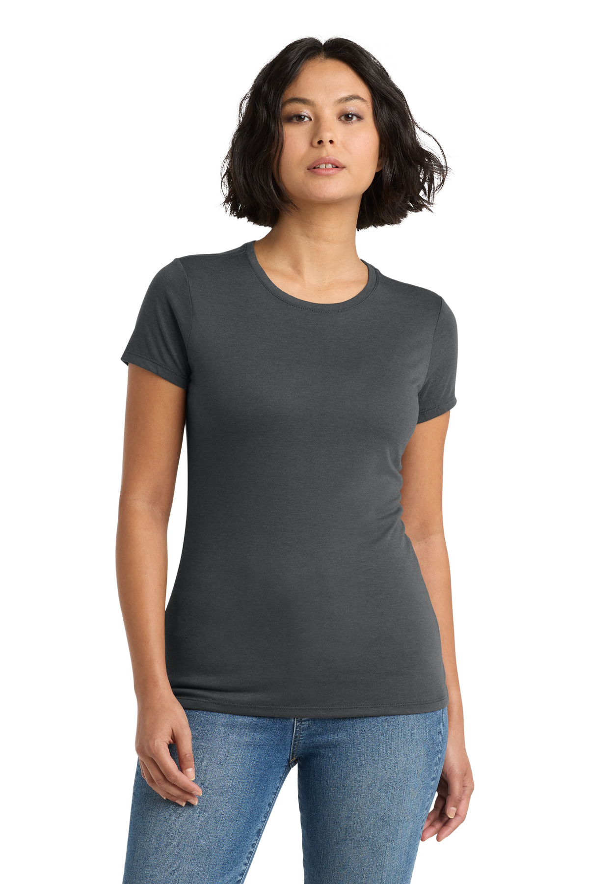 District ® Women's Perfect Tri ® Tee. DM130L - Charcoal