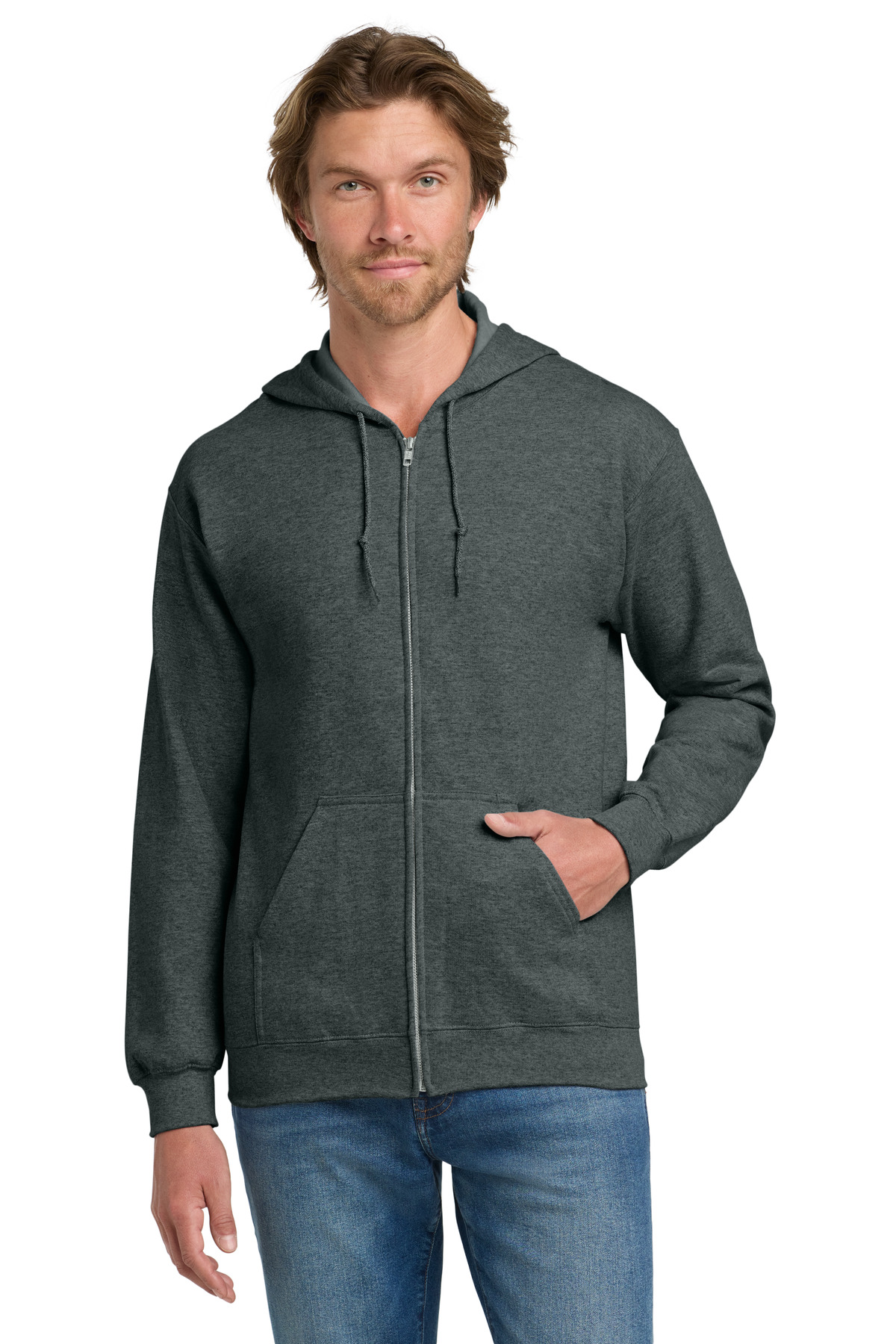 Gildan ®  - Heavy Blend Full-Zip Hooded Sweatshirt. 18600