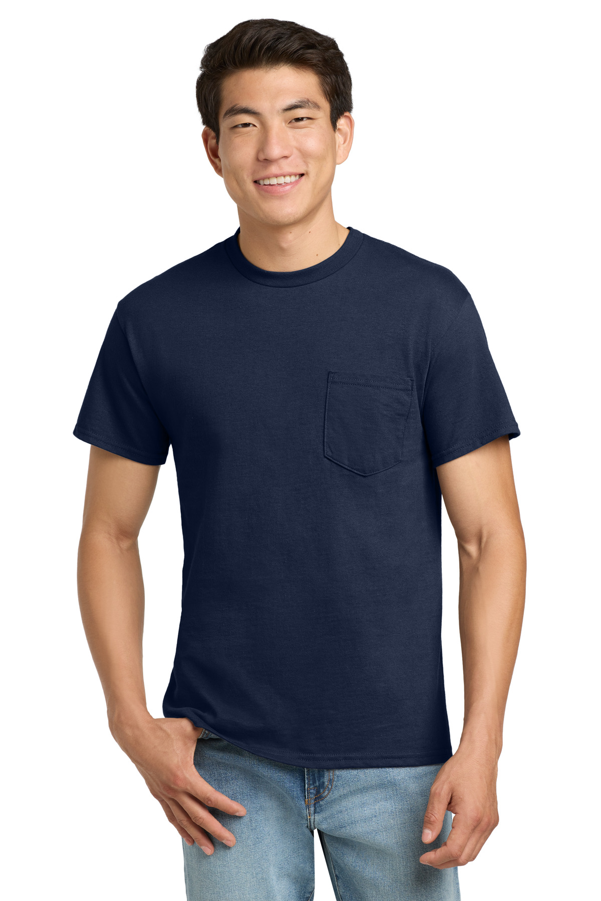 Gildan - Ultra Cotton 100% US Cotton T-Shirt with Pocket. 2300