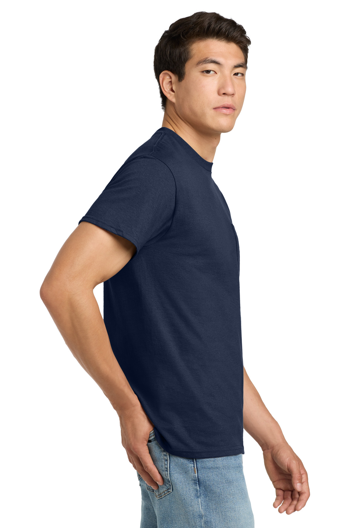 Gildan - Ultra Cotton 100% US Cotton T-Shirt with Pocket. 2300