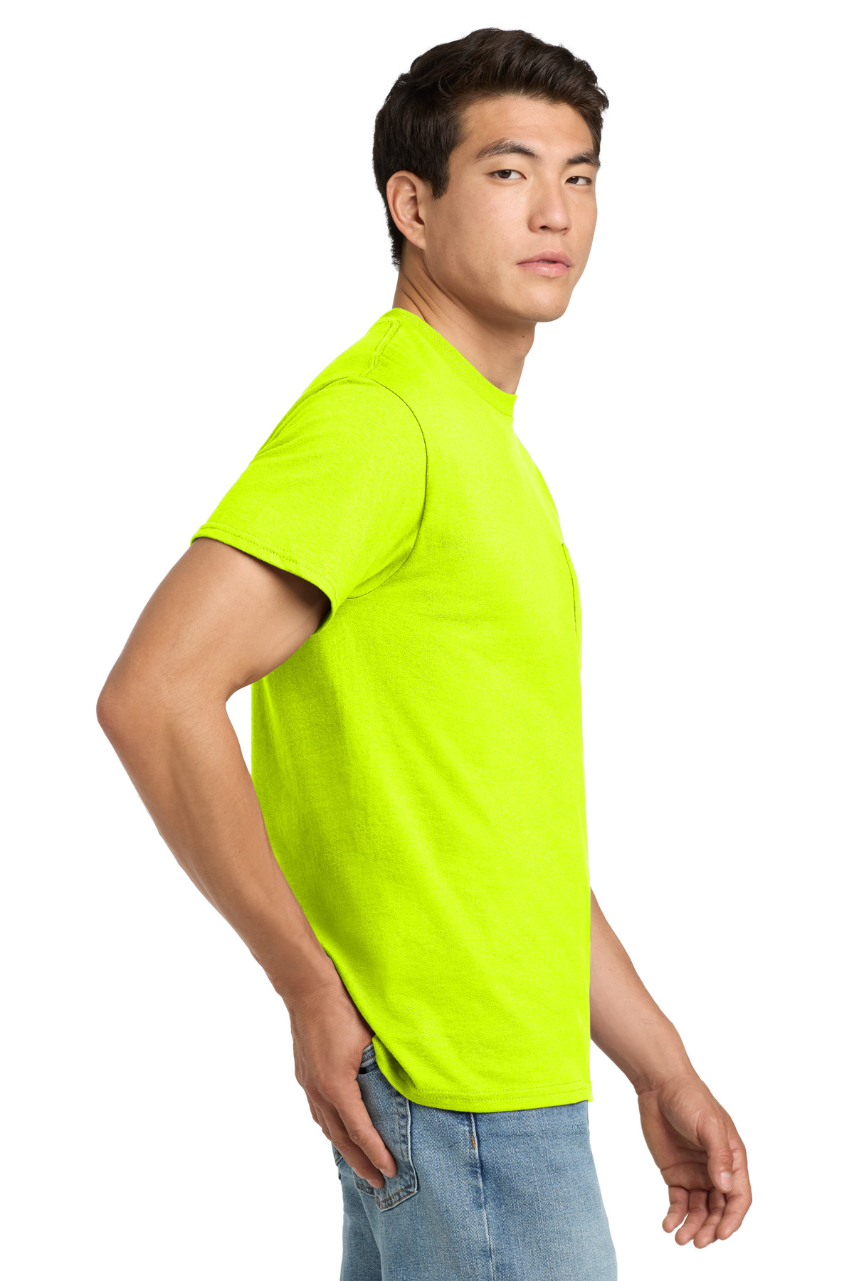 Gildan - Ultra Cotton 100% US Cotton T-Shirt with Pocket. 2300