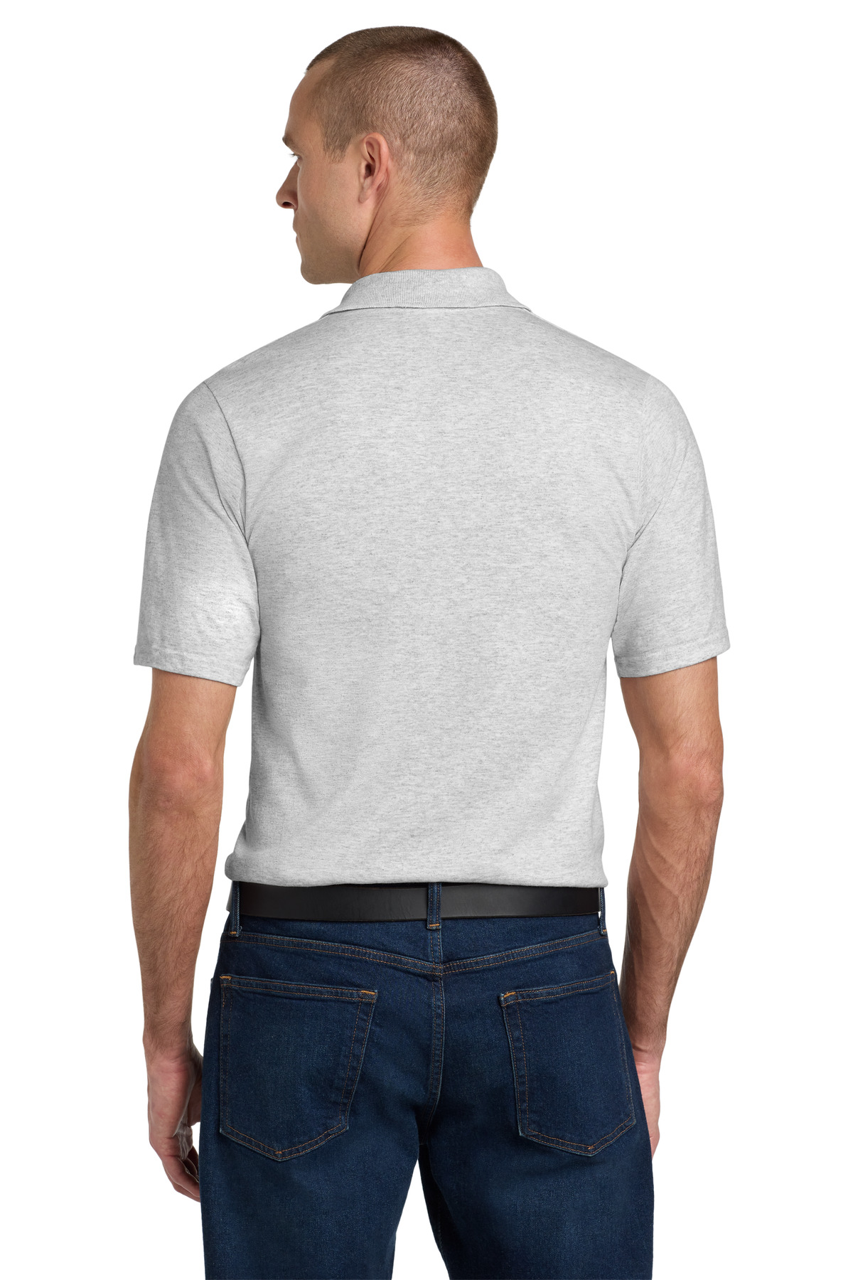 Jerzees Dri-Power Pocket Sport Shirt. back view