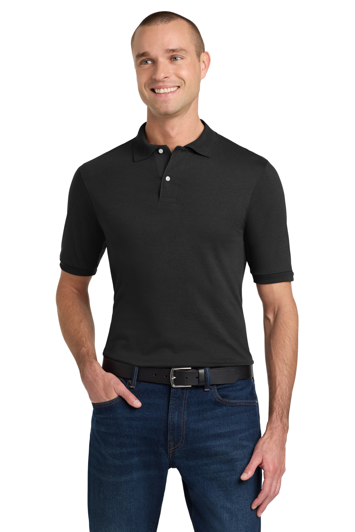 Jerzees ®  Dri-Power ®  Sport Shirt. 437M - Front Model