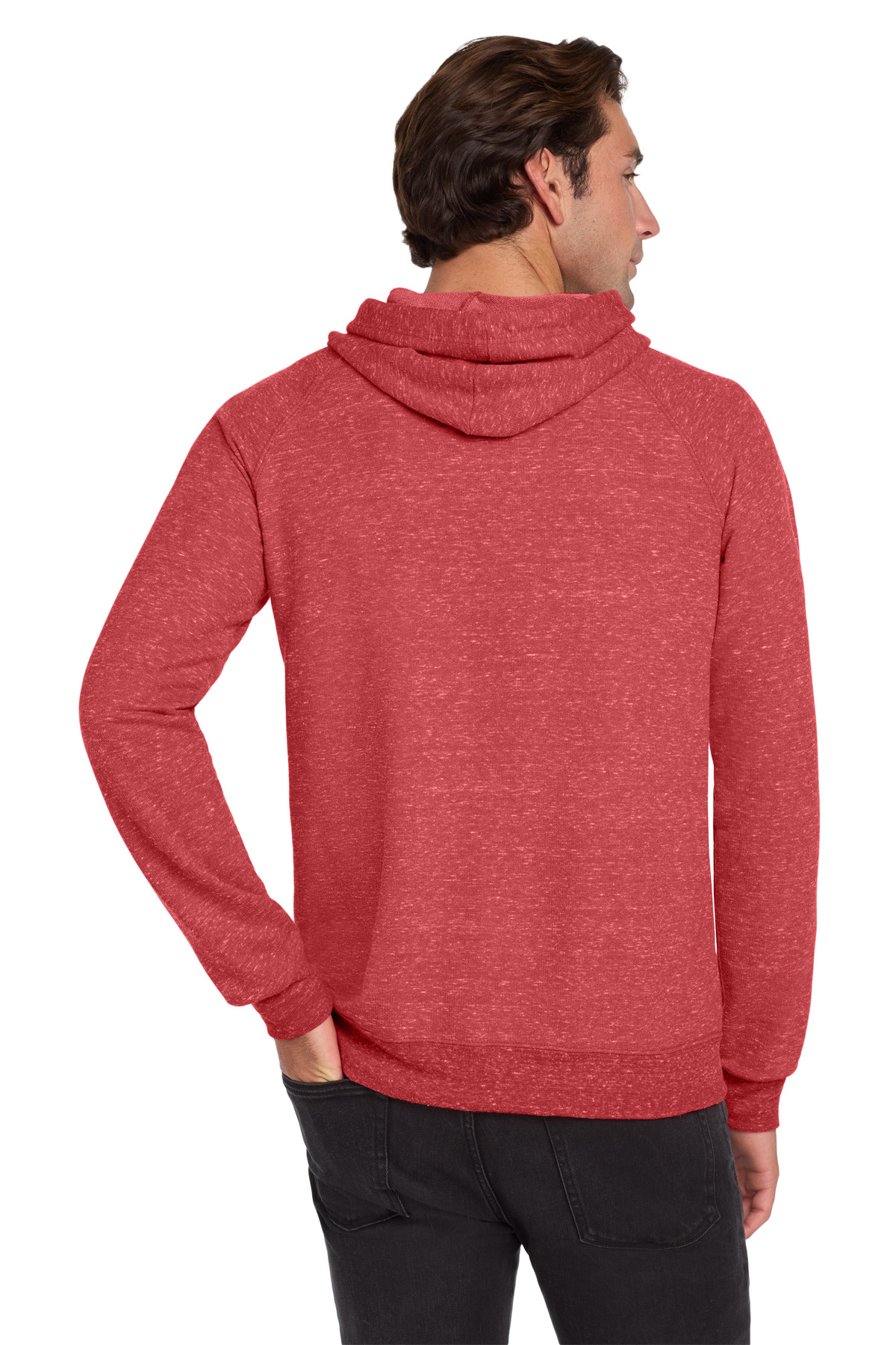 Jerzees Snow Heather French Terry Raglan Hoodie 90M