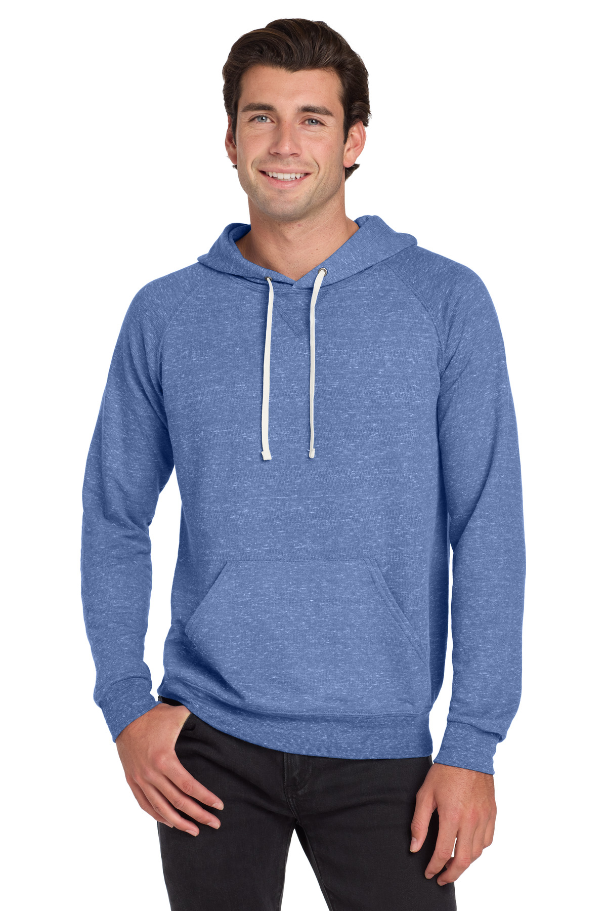 Jerzees Snow Heather French Terry Raglan Hoodie 90M