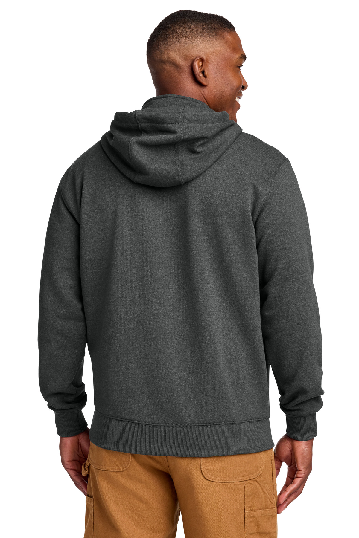 Carhartt Rain Defender Paxton Heavyweight Hooded Zip Mock Sweatshirt. CT100617
