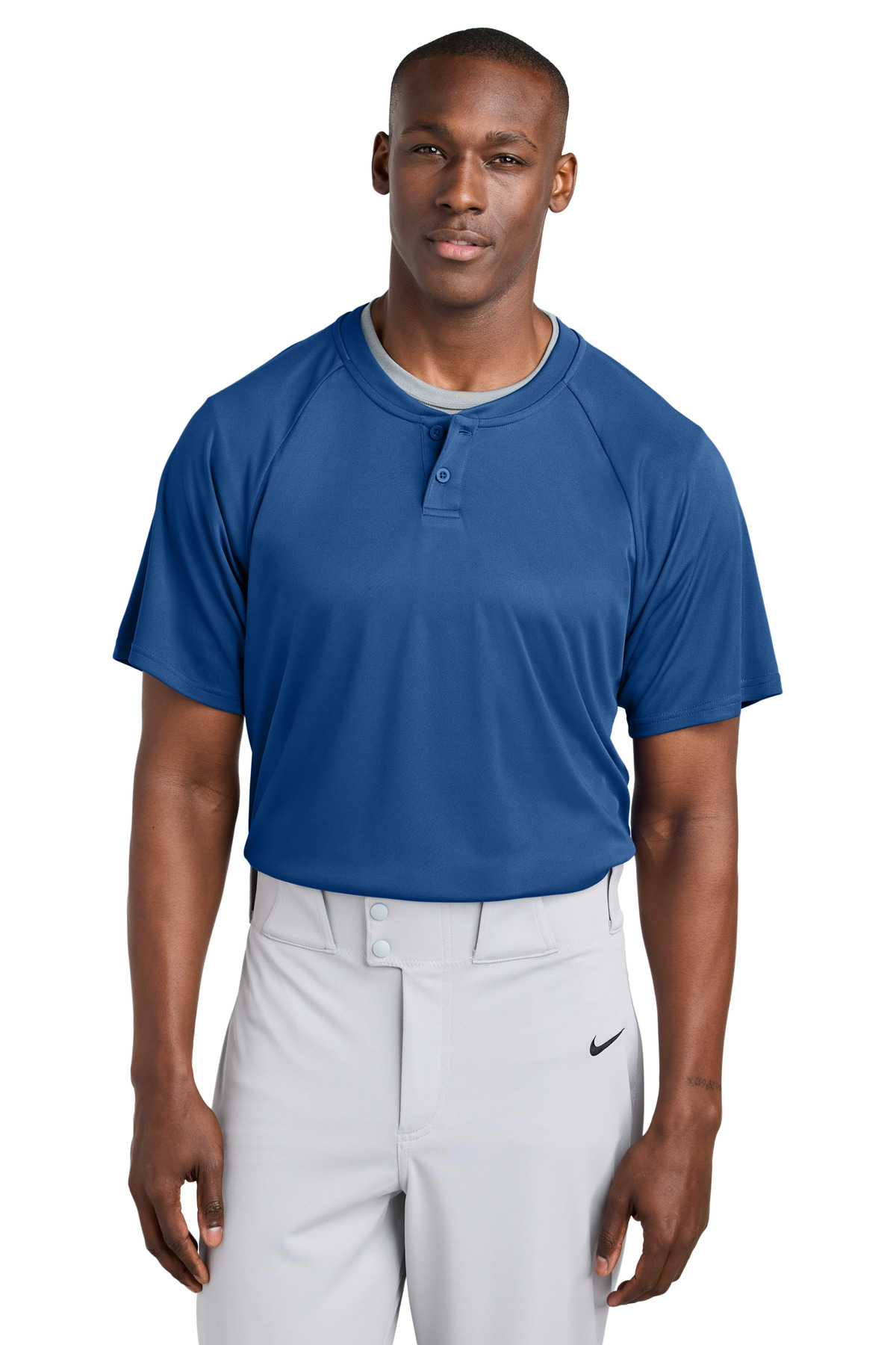 Sport-Tek ® PosiCharge ® Competitor ™ 2-Button Henley ST359 - Royal