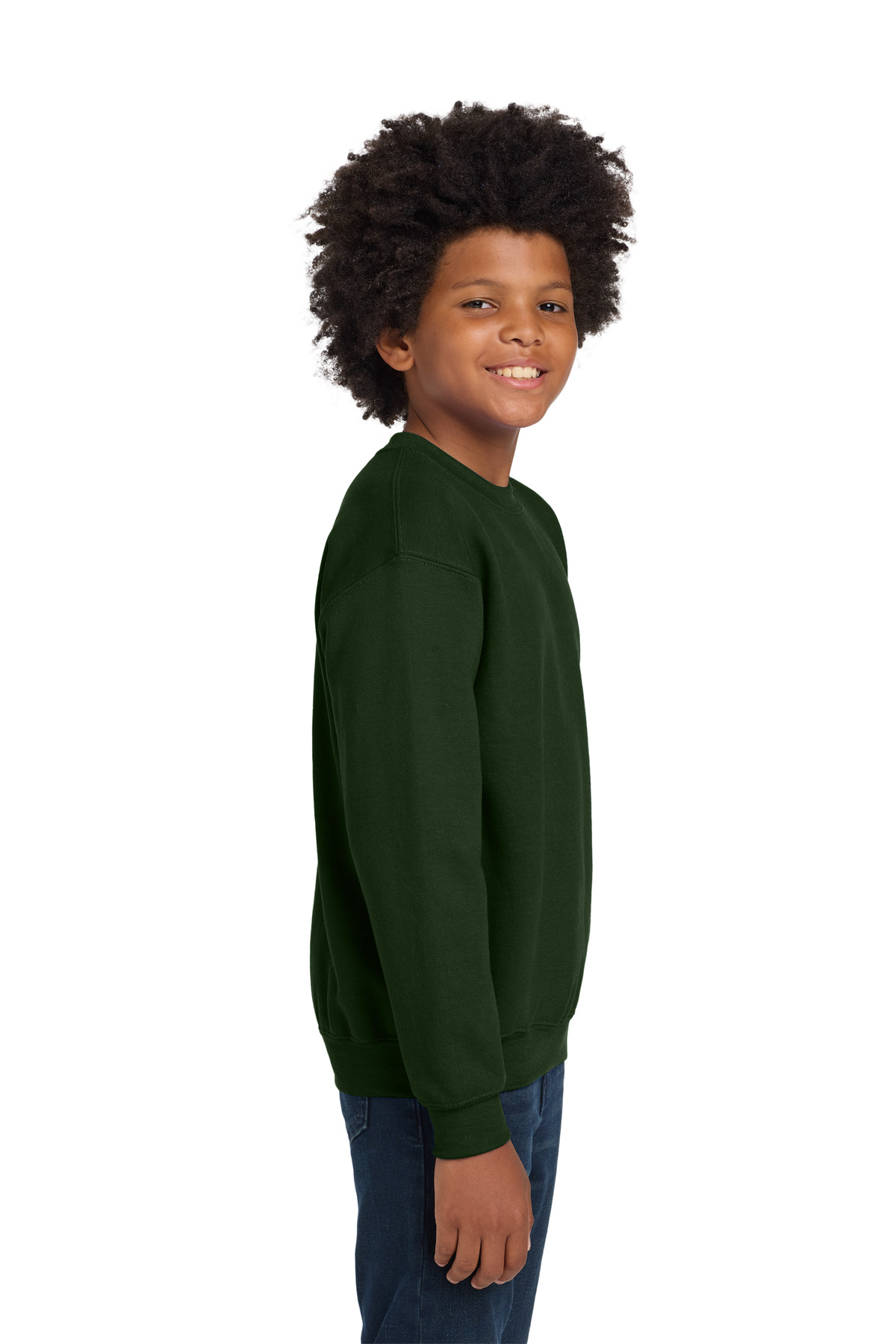 Gildan Youth Heavy Blend Crewneck Sweatshirt. 18000B