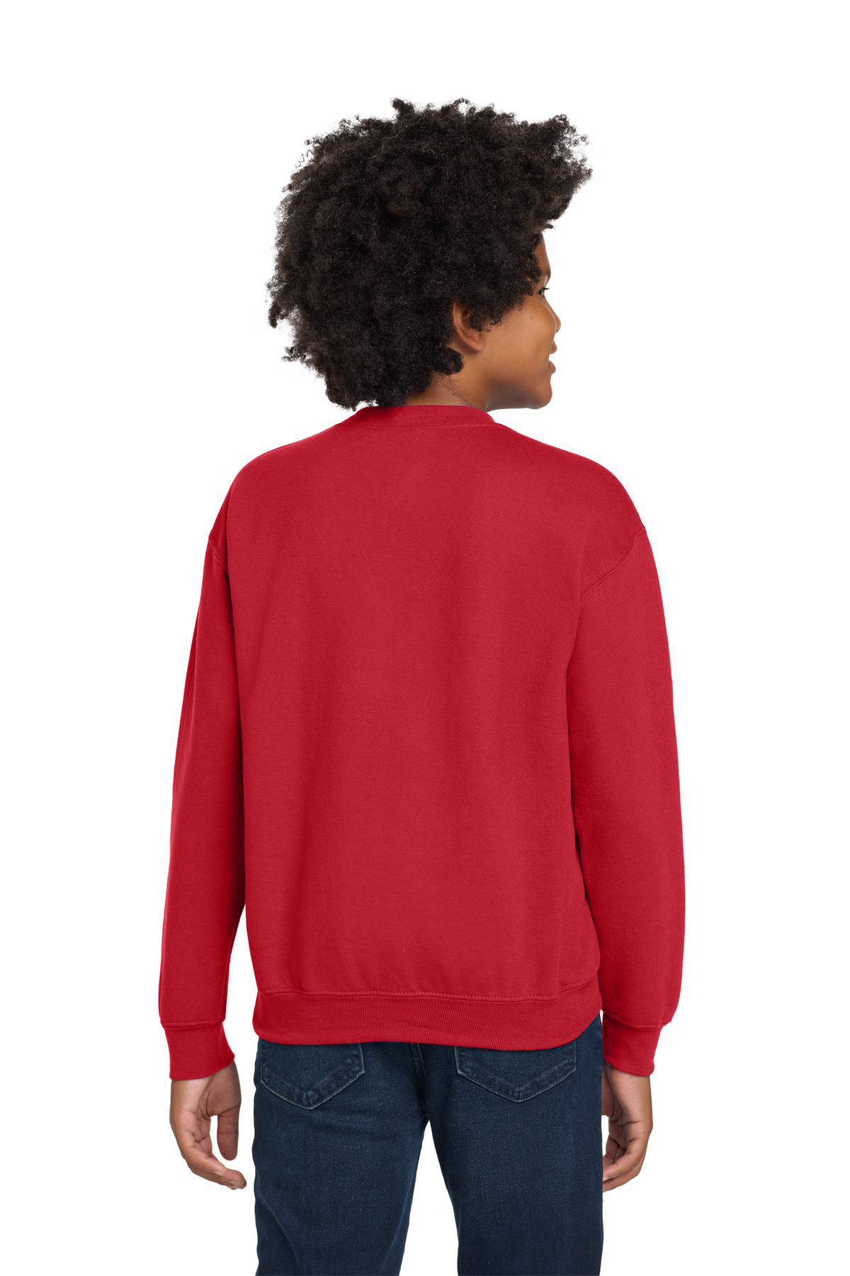 Gildan Youth Heavy Blend Crewneck Sweatshirt. 18000B