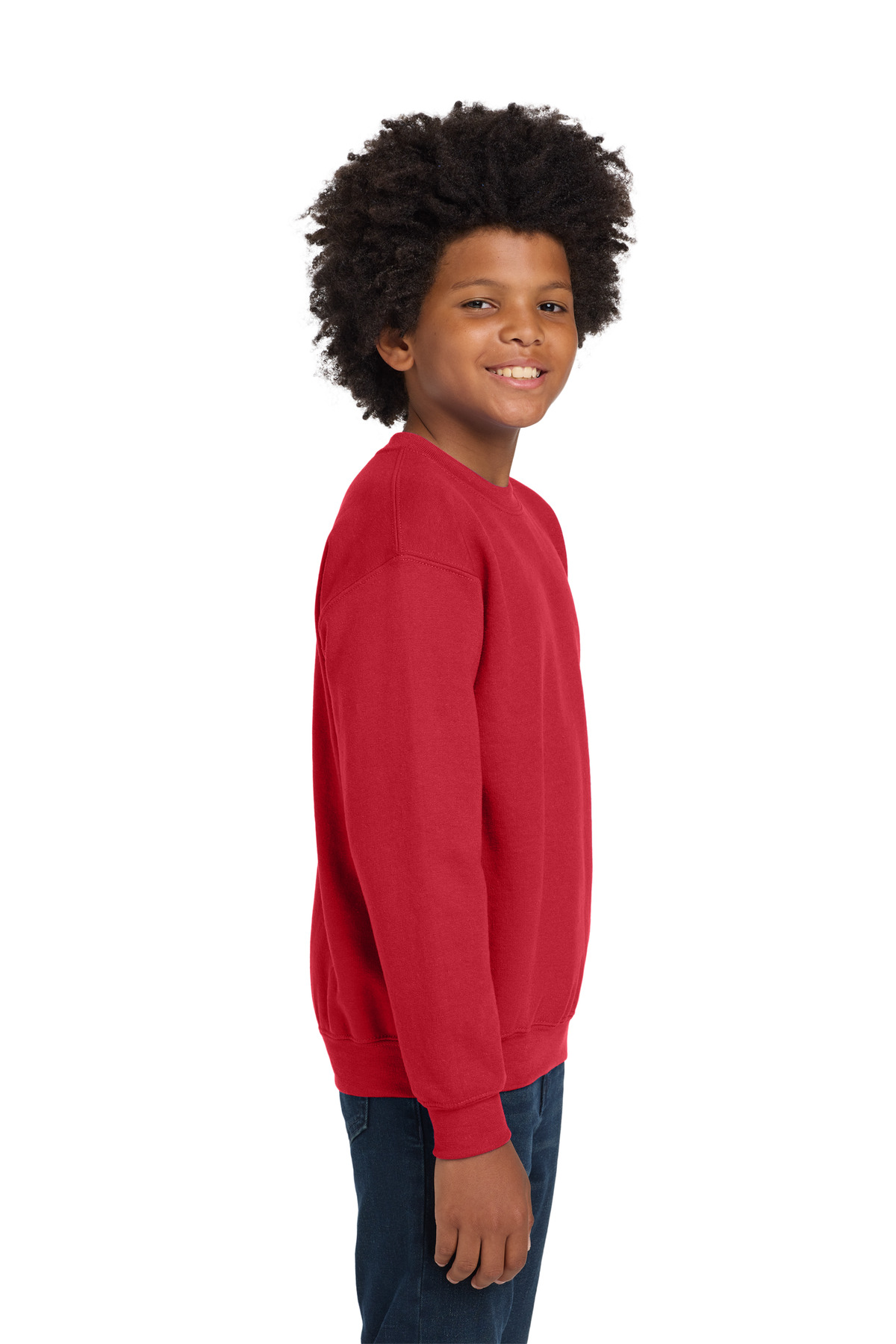 Gildan Youth Heavy Blend Crewneck Sweatshirt. 18000B