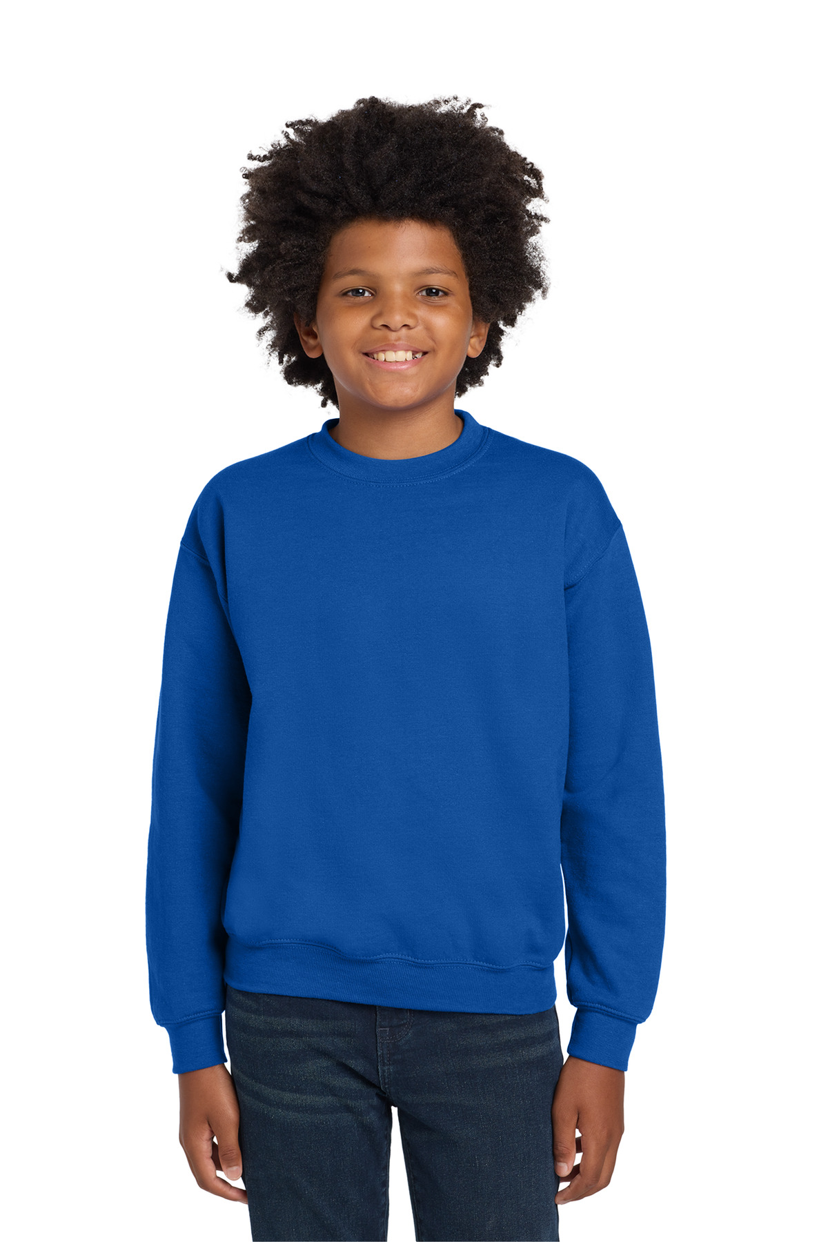Youth Heavy Blend Crewneck Sweatshirt - Royal