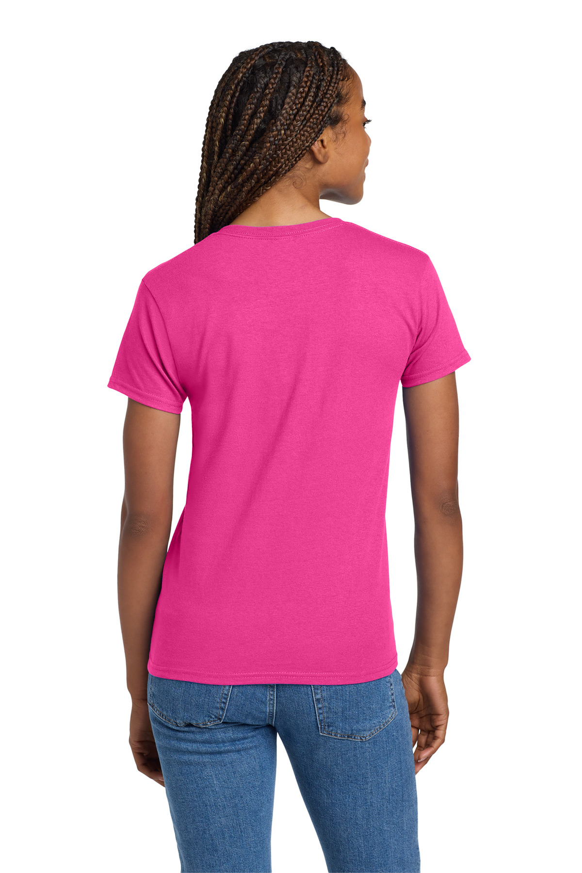 Gildan Women's Ultra Cotton 100% US Cotton T-Shirt. 2000L