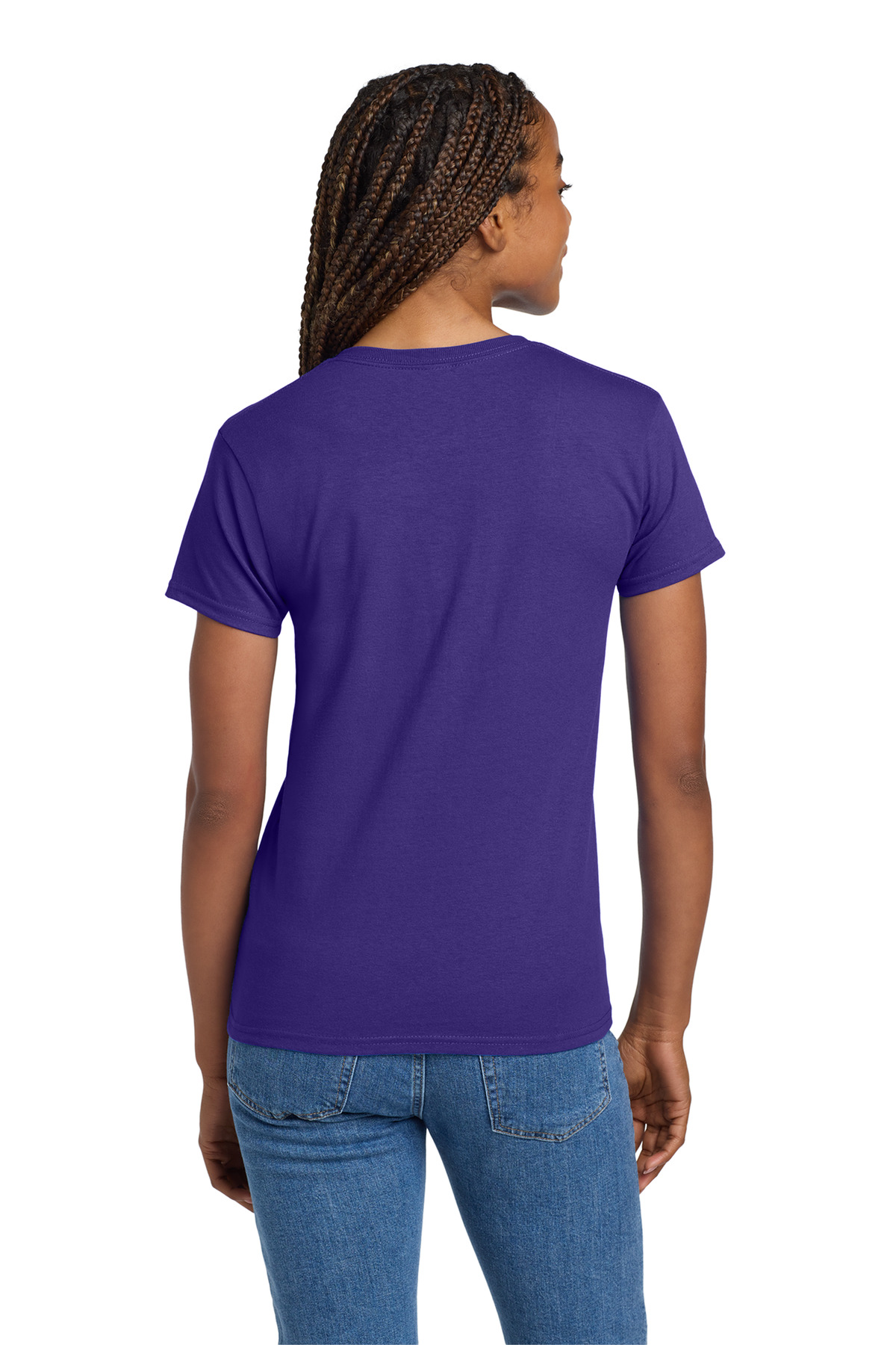 Gildan Women's Ultra Cotton 100% US Cotton T-Shirt. 2000L