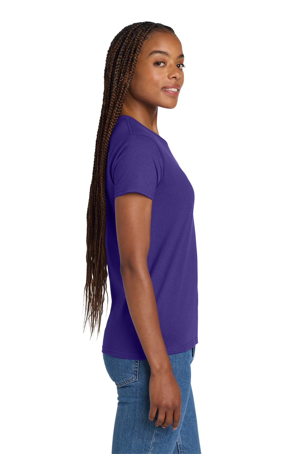 Gildan Women's Ultra Cotton 100% US Cotton T-Shirt. 2000L