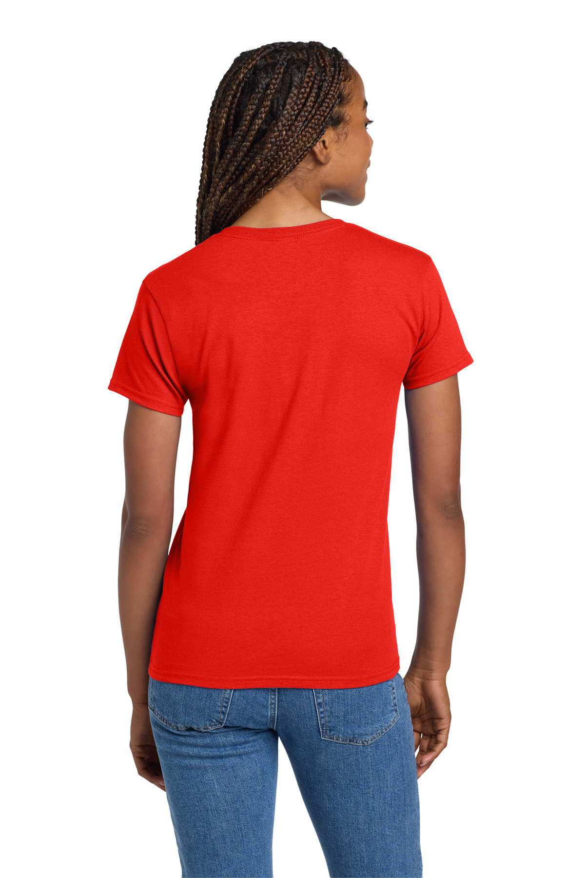 Gildan Women's Ultra Cotton 100% US Cotton T-Shirt. 2000L