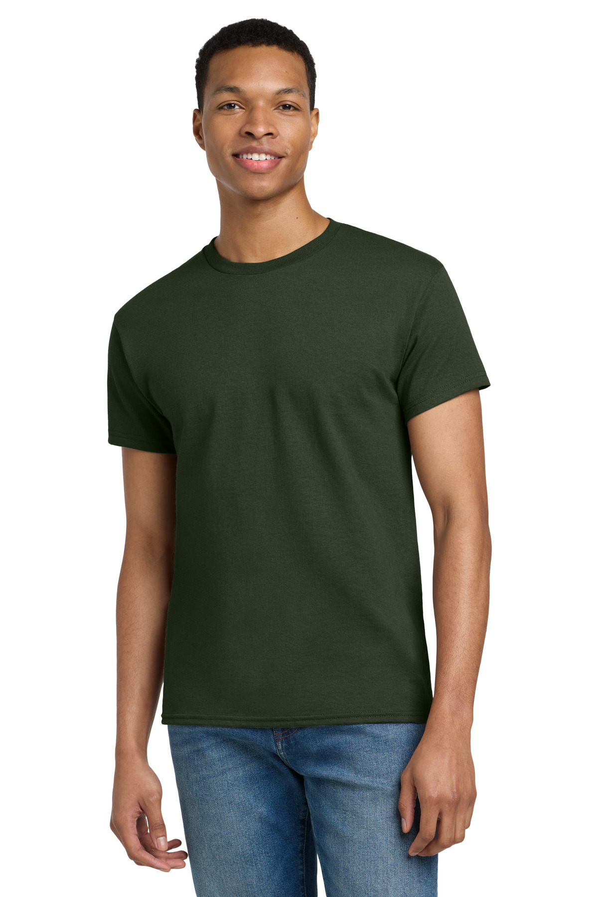Gildan ® - Ultra Cotton ® 100% US Cotton T-Shirt. 2000 - Forest Green