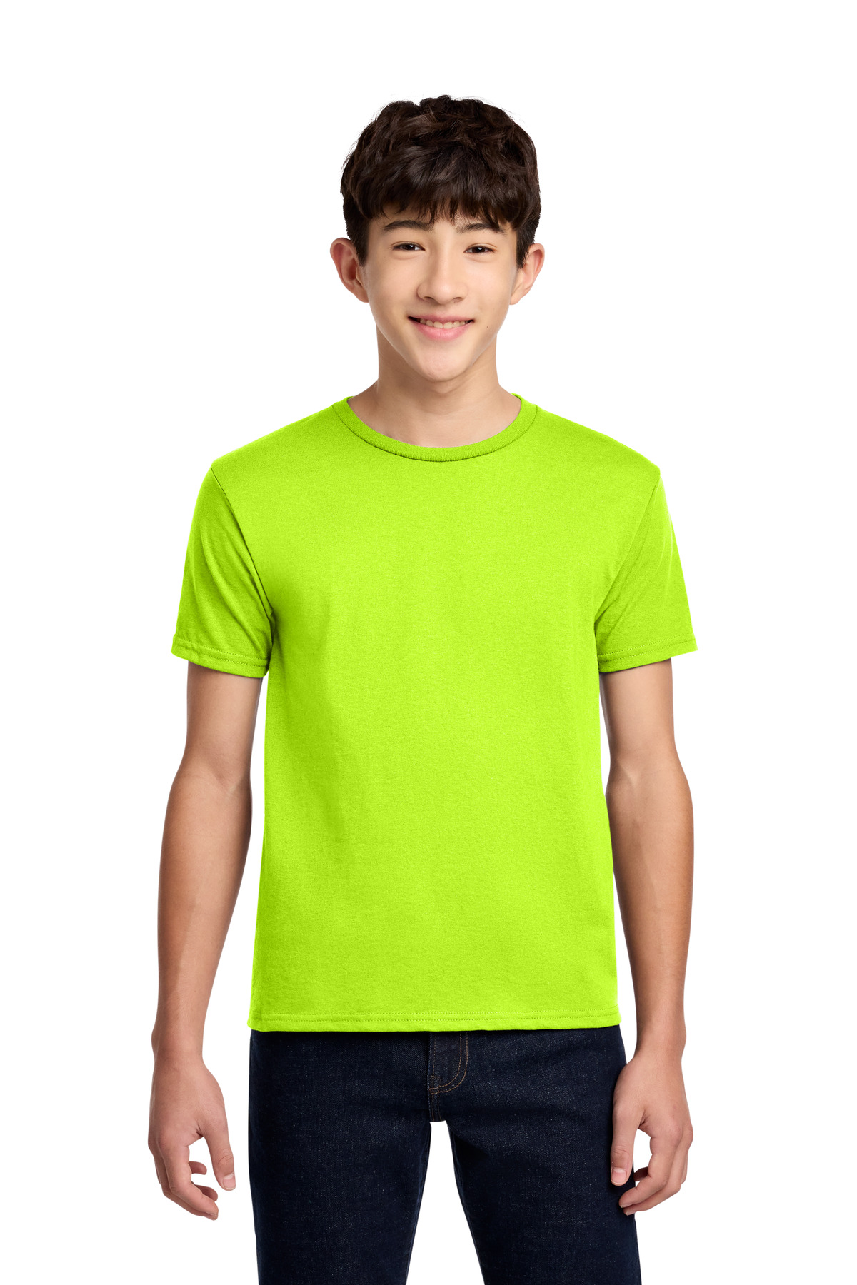 Jerzees 29B swatch in Safety Green
