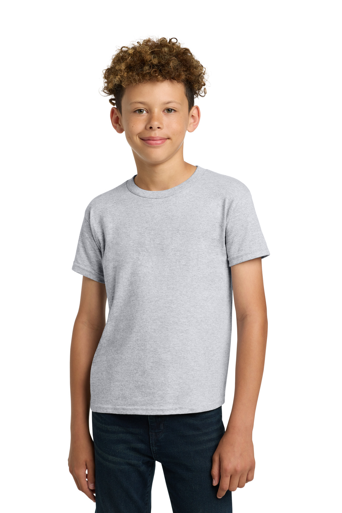 Gildan ® - Youth Heavy Cotton ™ 100% Cotton T-Shirt. 5000B - Ash