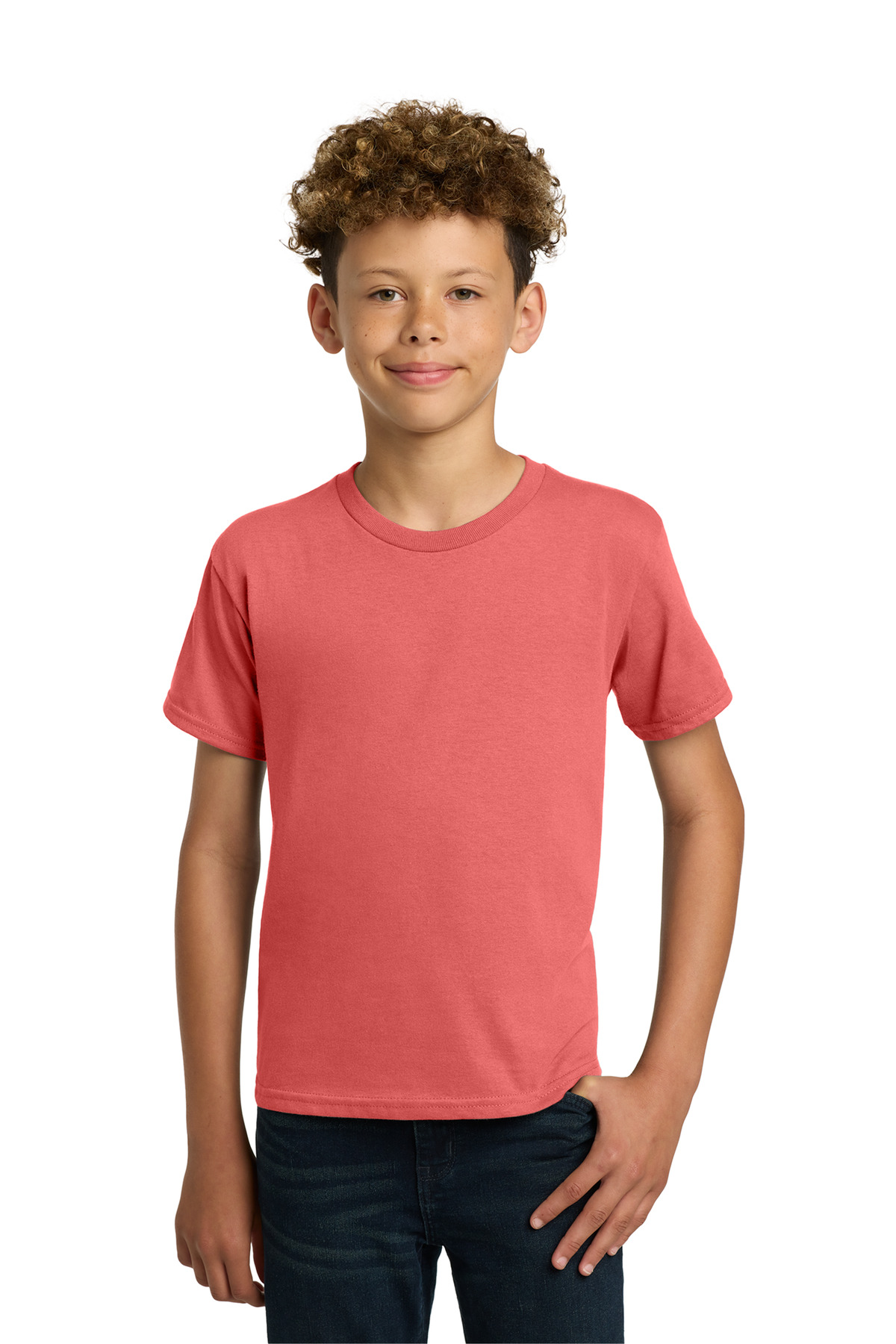 Gildan 5000B swatch in Coral Silk
