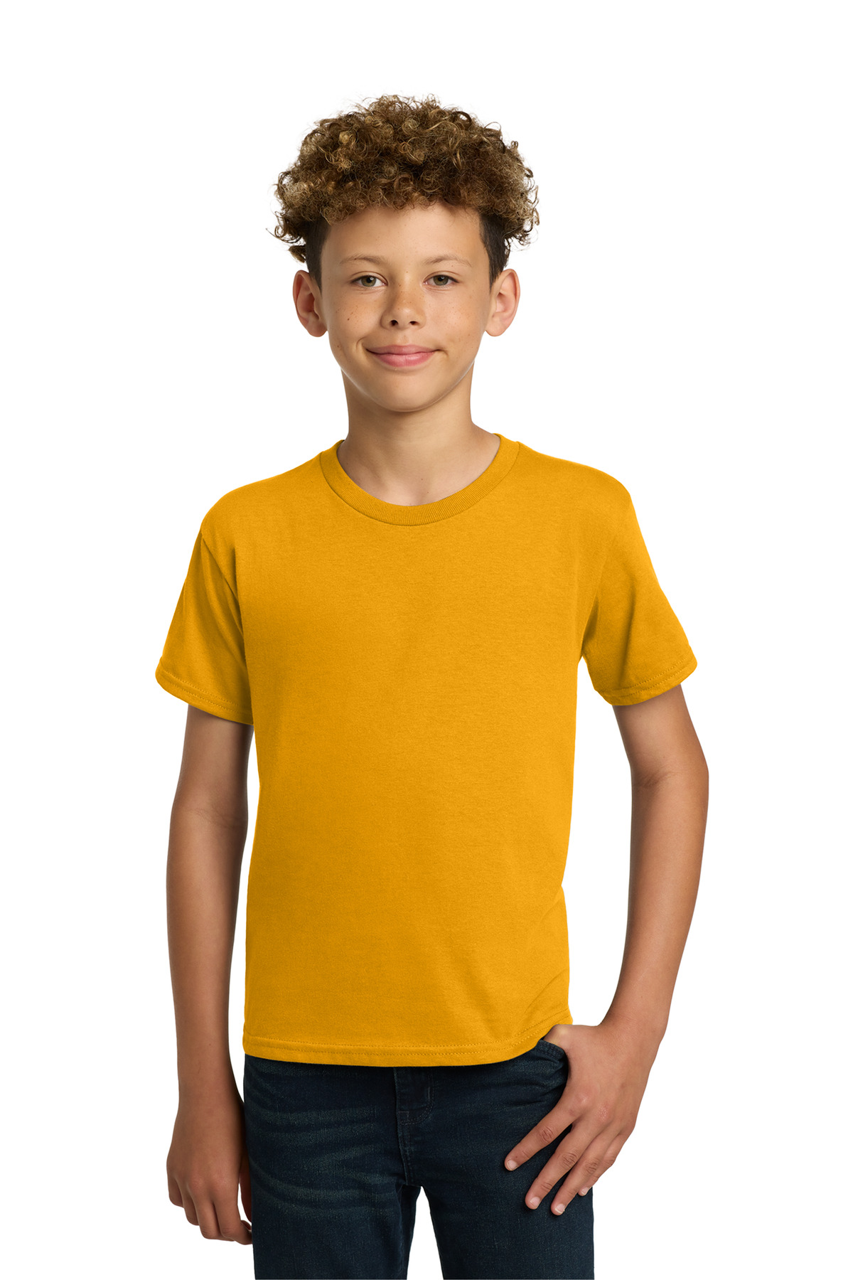 Gildan ® - Youth Heavy Cotton ™ 100% Cotton T-Shirt. 5000B - Gold