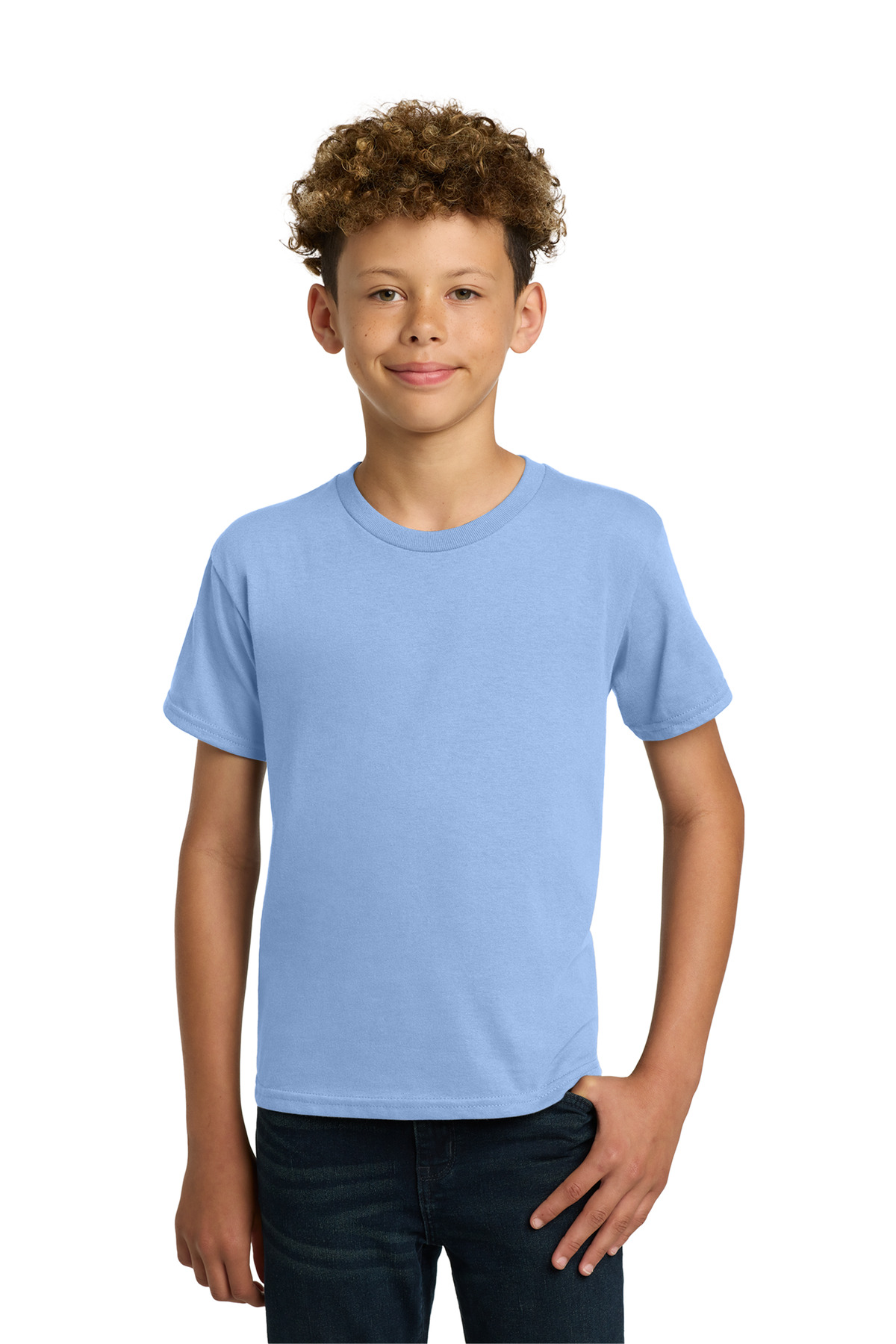 Gildan ® - Youth Heavy Cotton ™ 100% Cotton T-Shirt. 5000B - Light Blue
