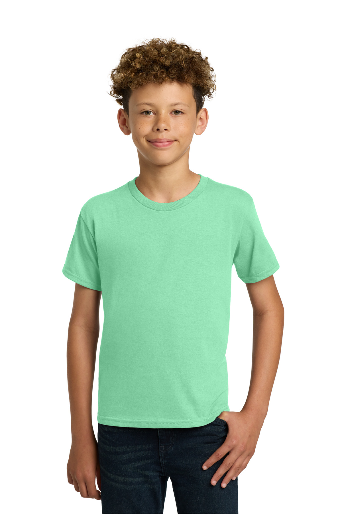 Gildan 5000B swatch in Mint Green