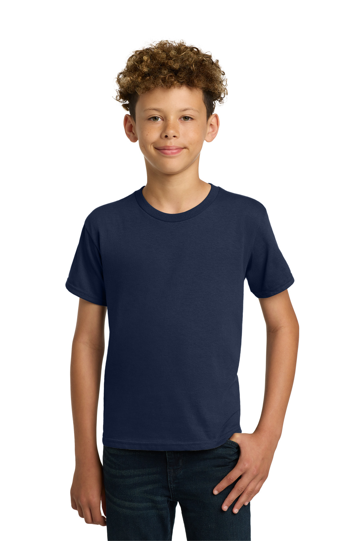 Gildan ® - Youth Heavy Cotton ™ 100% Cotton T-Shirt. 5000B - Navy