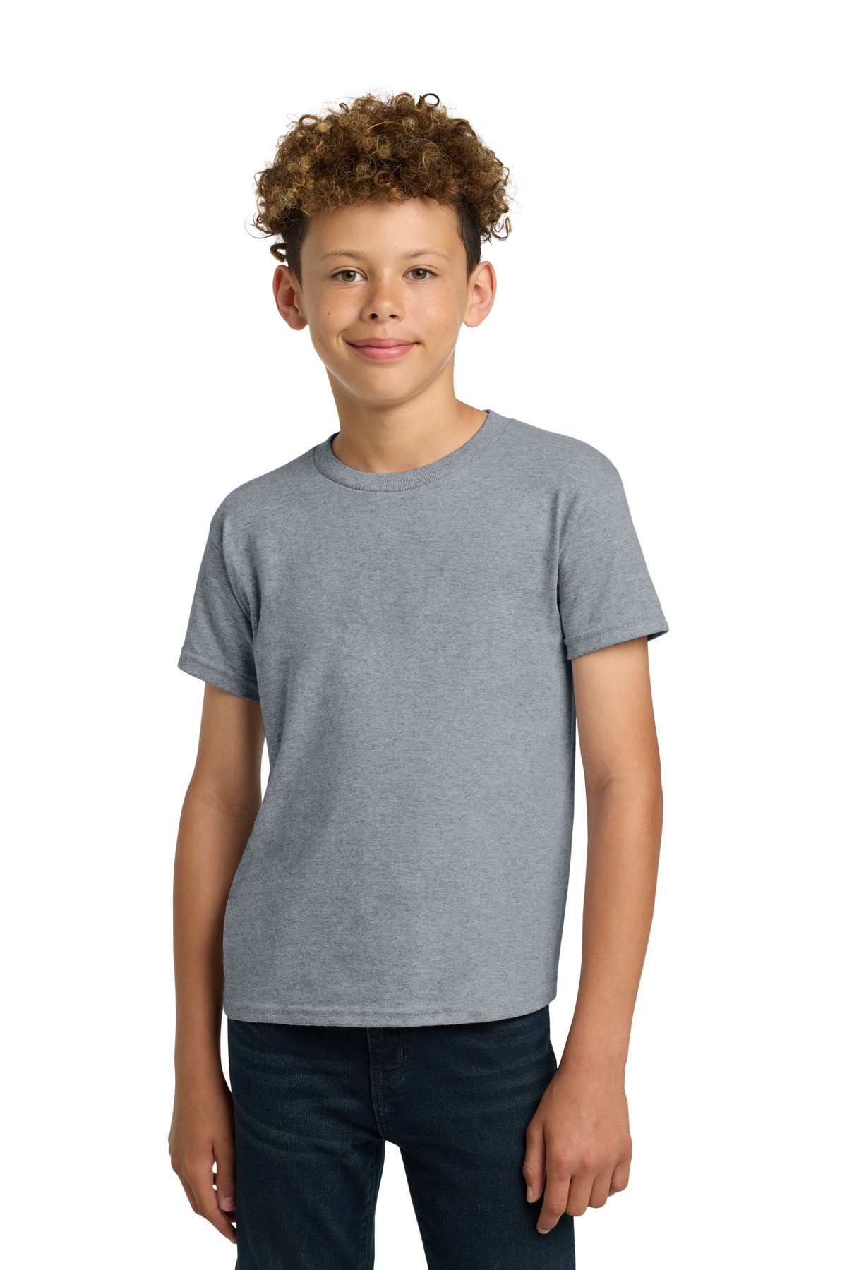 Gildan ® - Youth Heavy Cotton ™ 100% Cotton T-Shirt. 5000B - Sport Grey