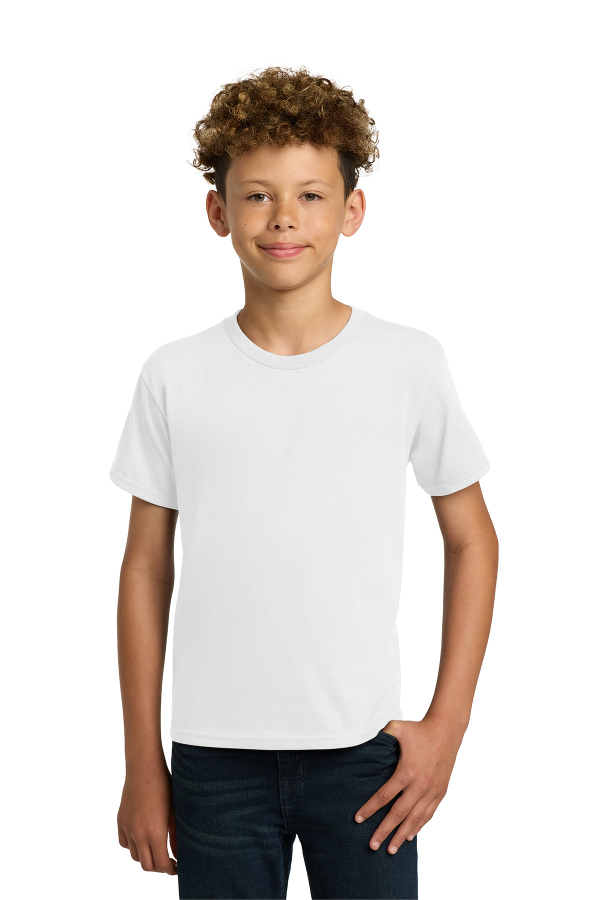 Gildan ® - Youth Heavy Cotton ™ 100% Cotton T-Shirt. 5000B - White