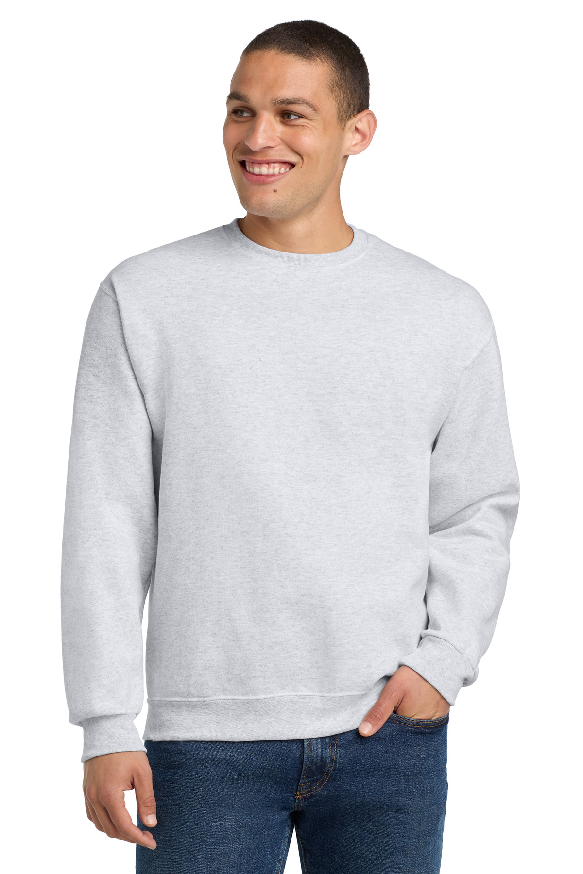 Jerzees ®  - NuBlend ®  Crewneck Sweatshirt.  562M - Front Model