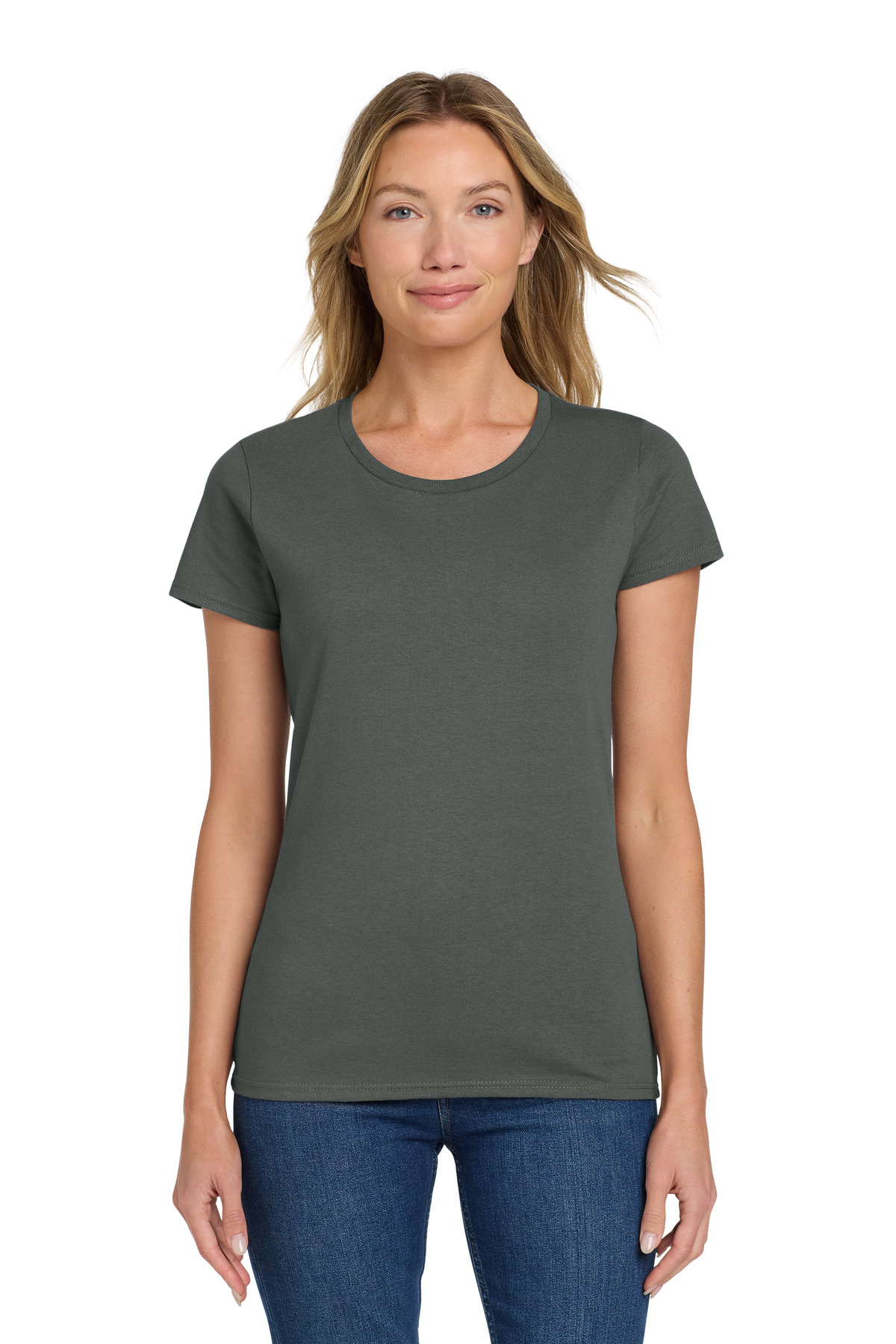 Gildan Women's Heavy Cotton 100% Cotton T-Shirt. 5000L