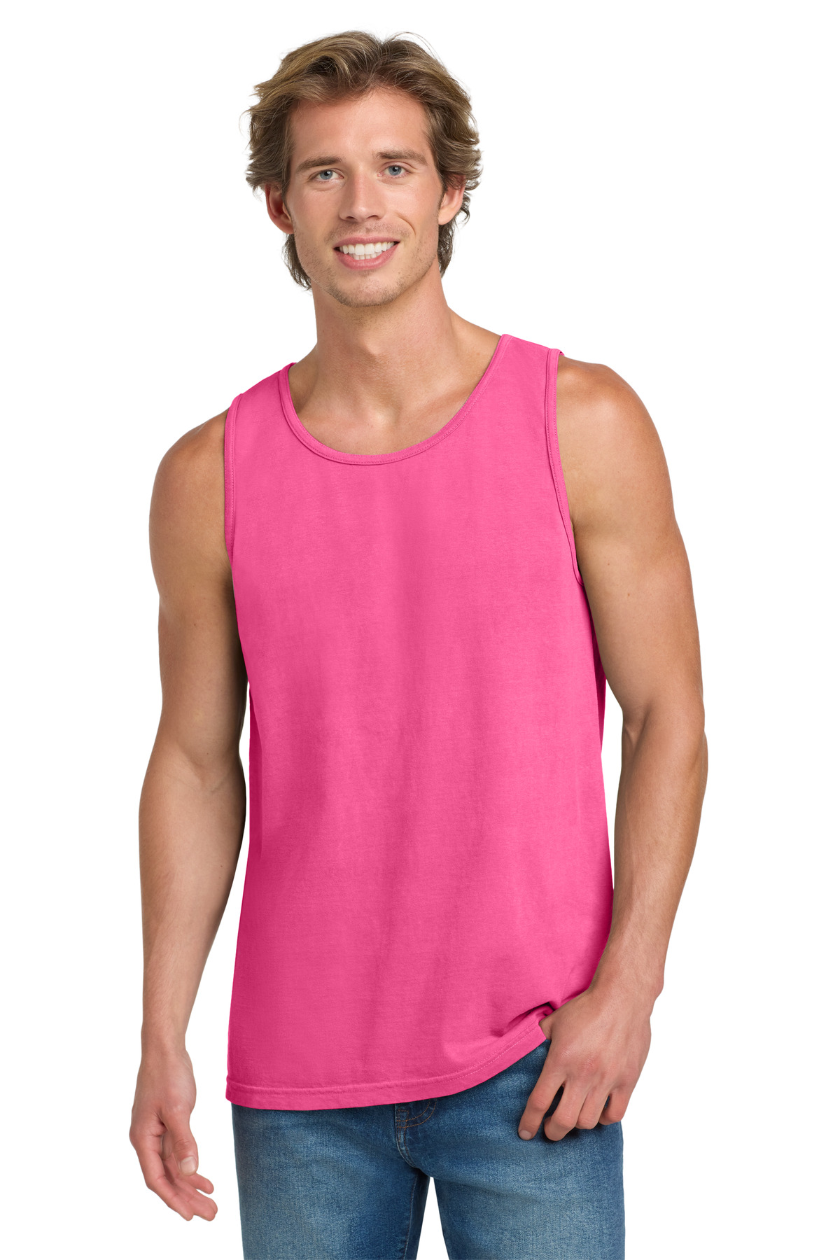 COMFORT COLORS ® Heavyweight Ring Spun Tank Top. 9360 - Neon Pink