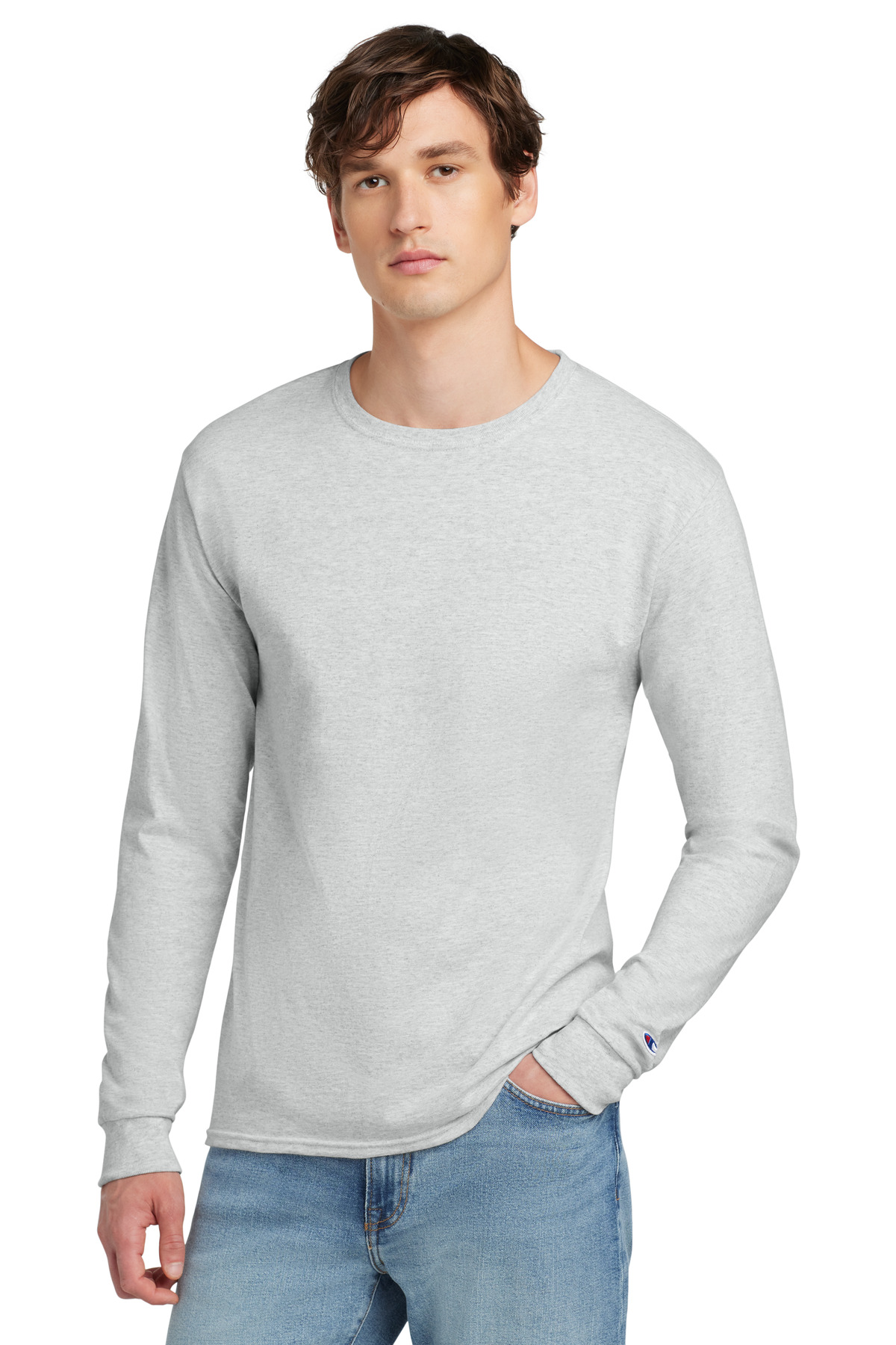 Champion Heritage 5.2-Oz. Jersey Long Sleeve Tee CC8C