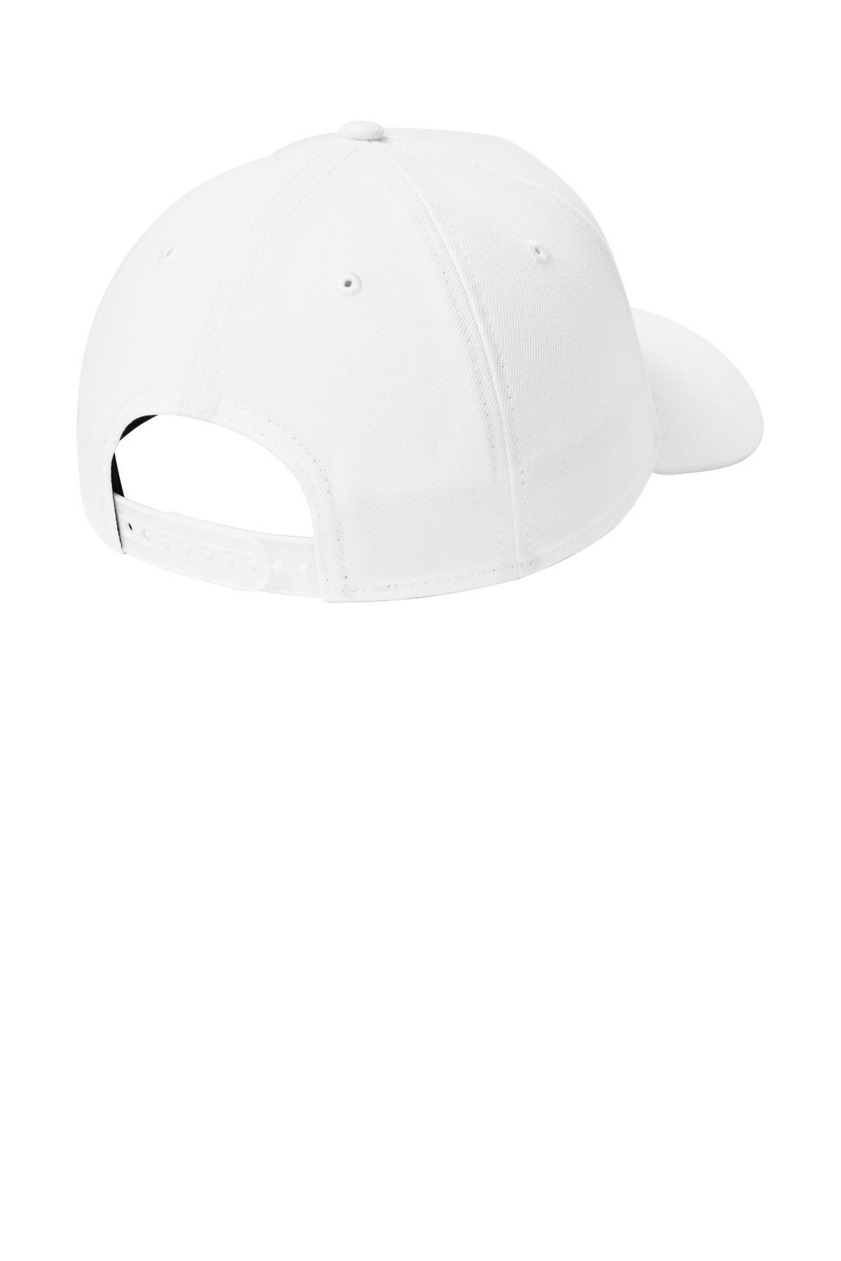 New Era A-Frame Snapback Cap NE211 in White — Back