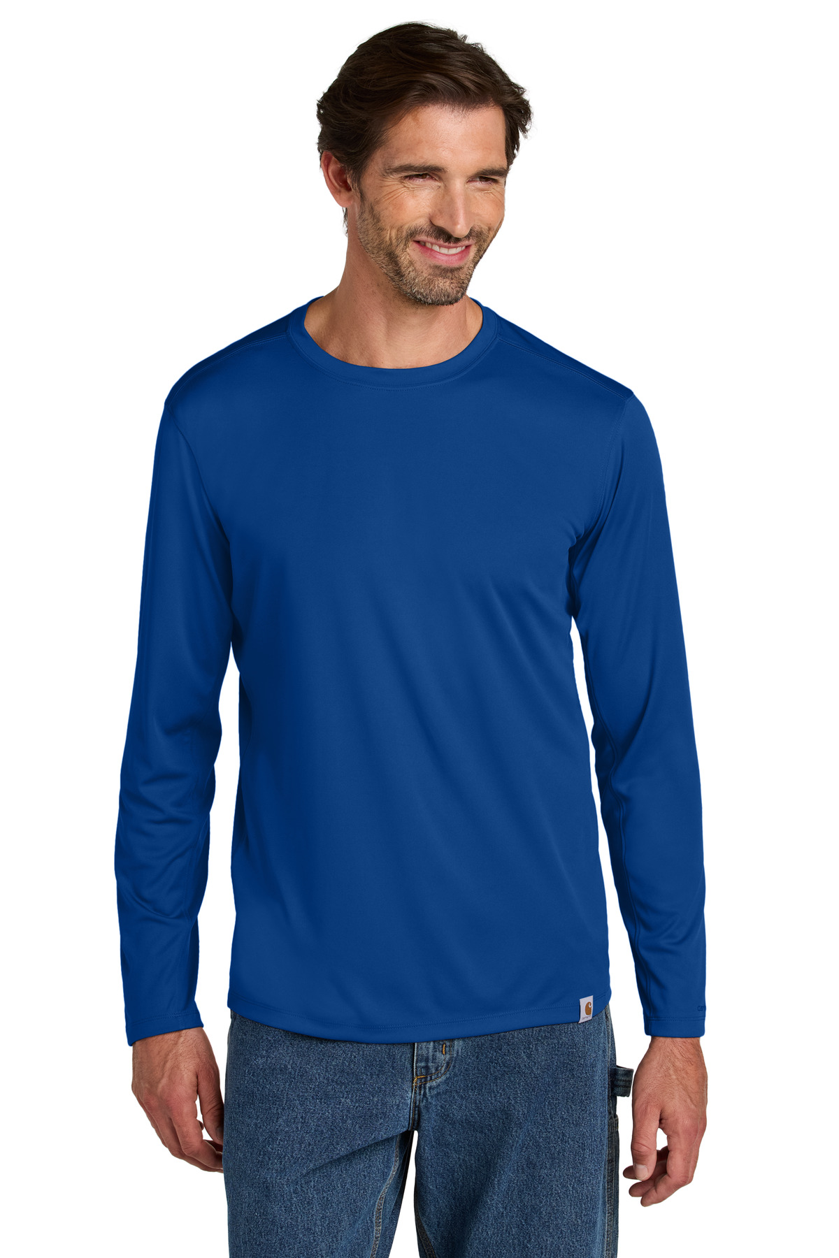 Carhartt Force ® Sun Defender ™ Long Sleeve T-Shirt CT106972 - Royal Glass Blue