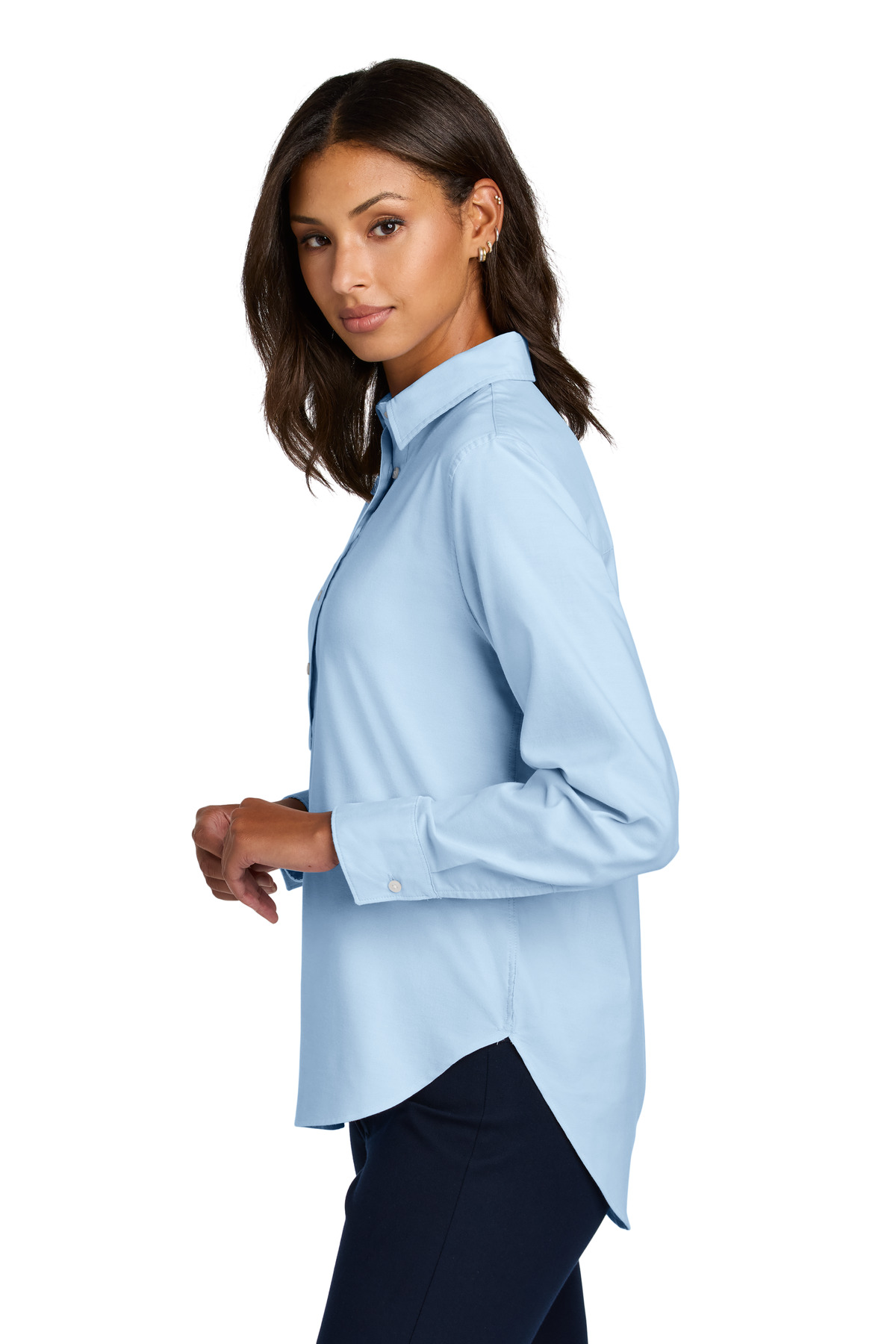 Mercer+Mettle Women's Long Sleeve Modern Oxford Shirt MM2003